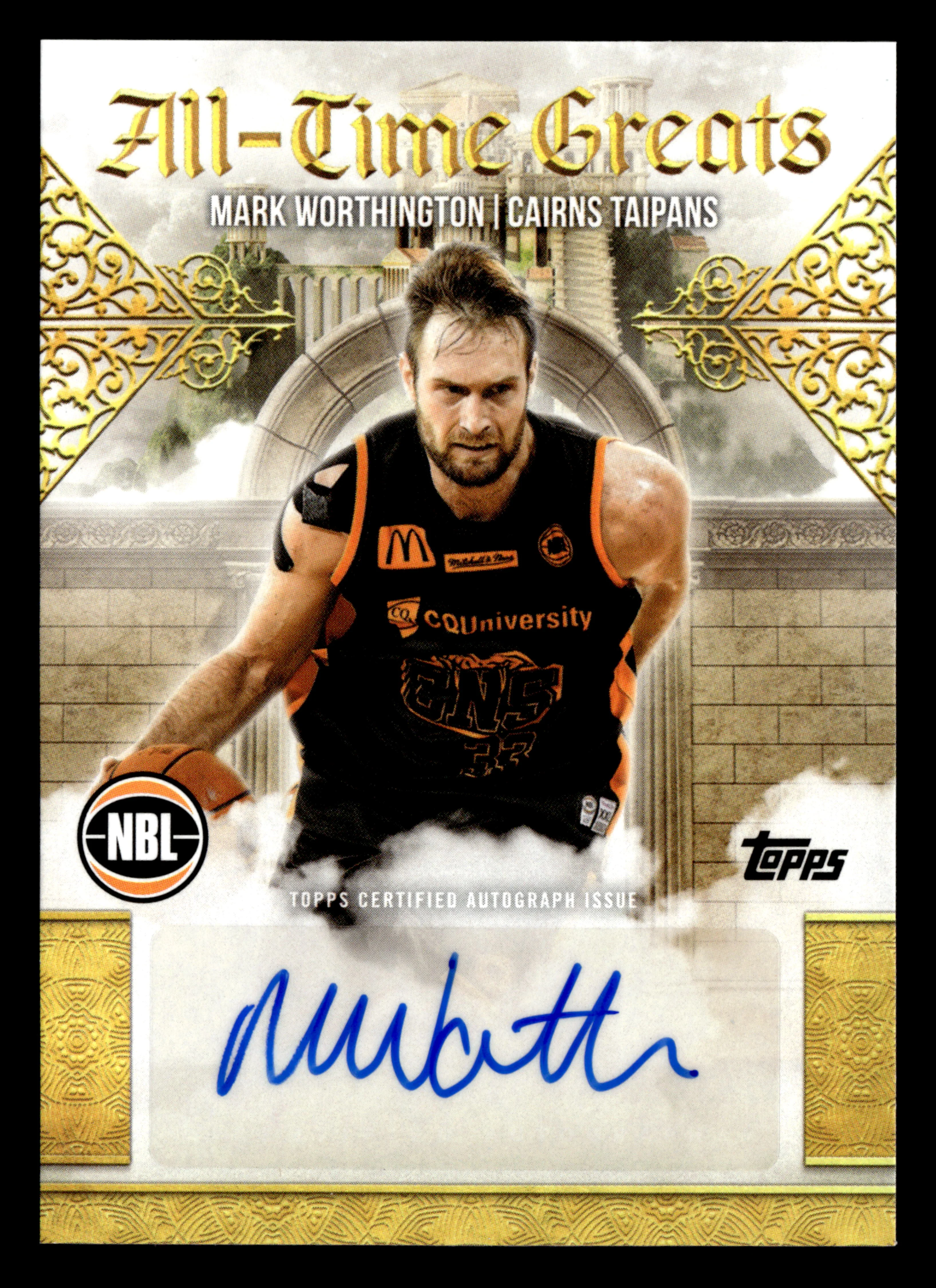 2025-26 Topps NBL - All-Time Greats Mark Worthington Auto