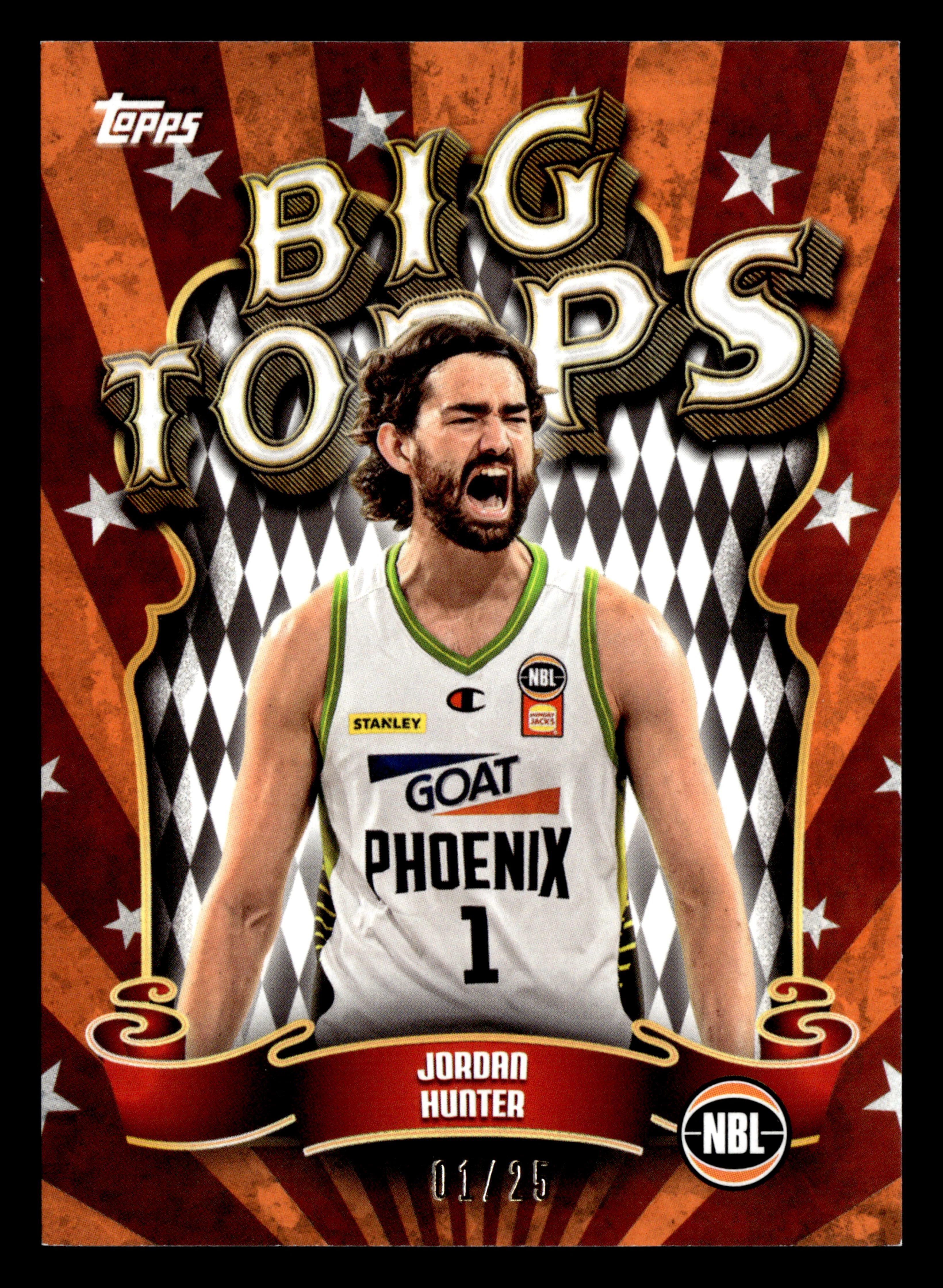 2025-26 Topps NBL - Big Topps Jordan Hunter #/25