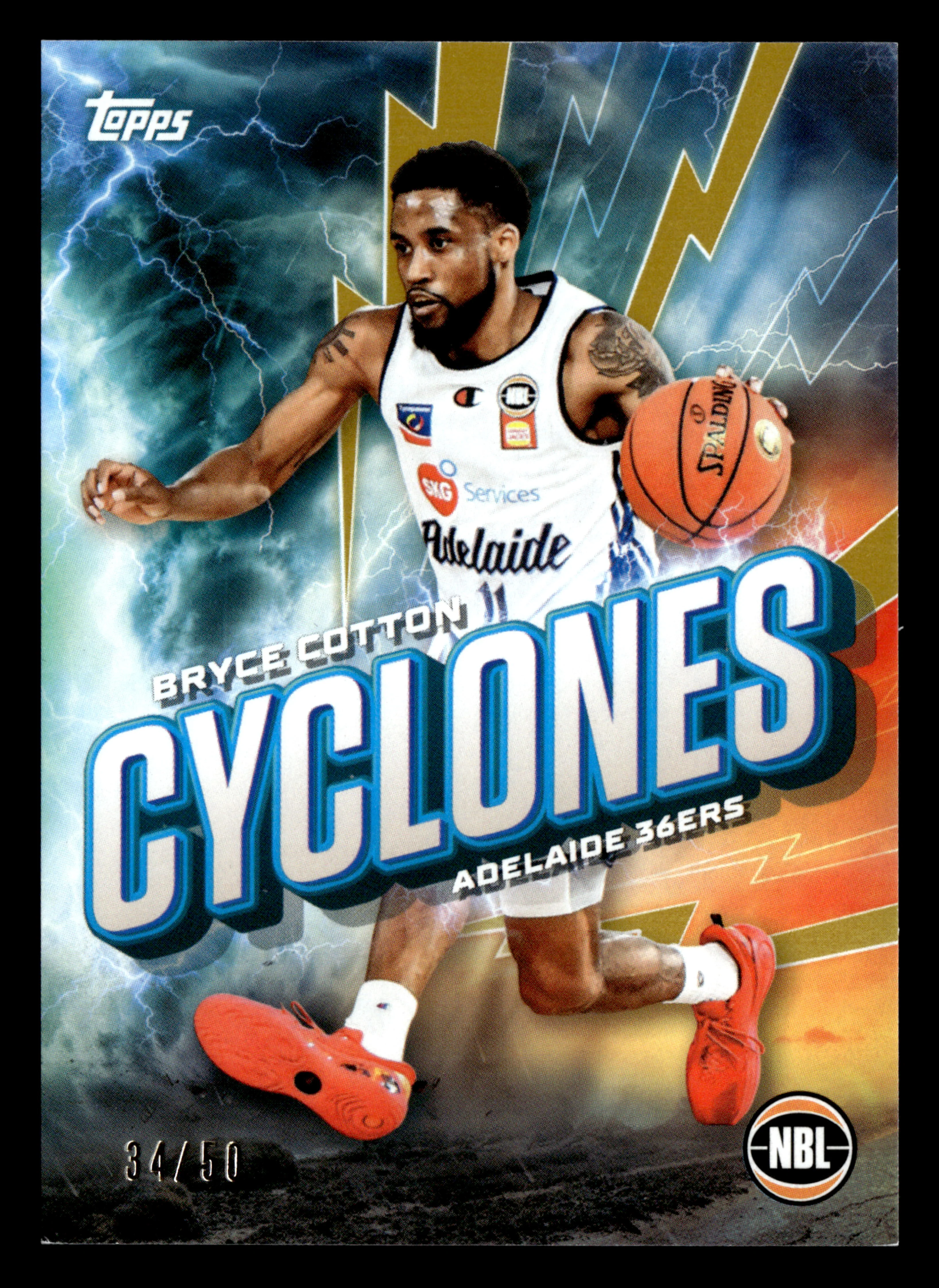 2025-26 Topps NBL - Cyclones Bryce Cotton #/50