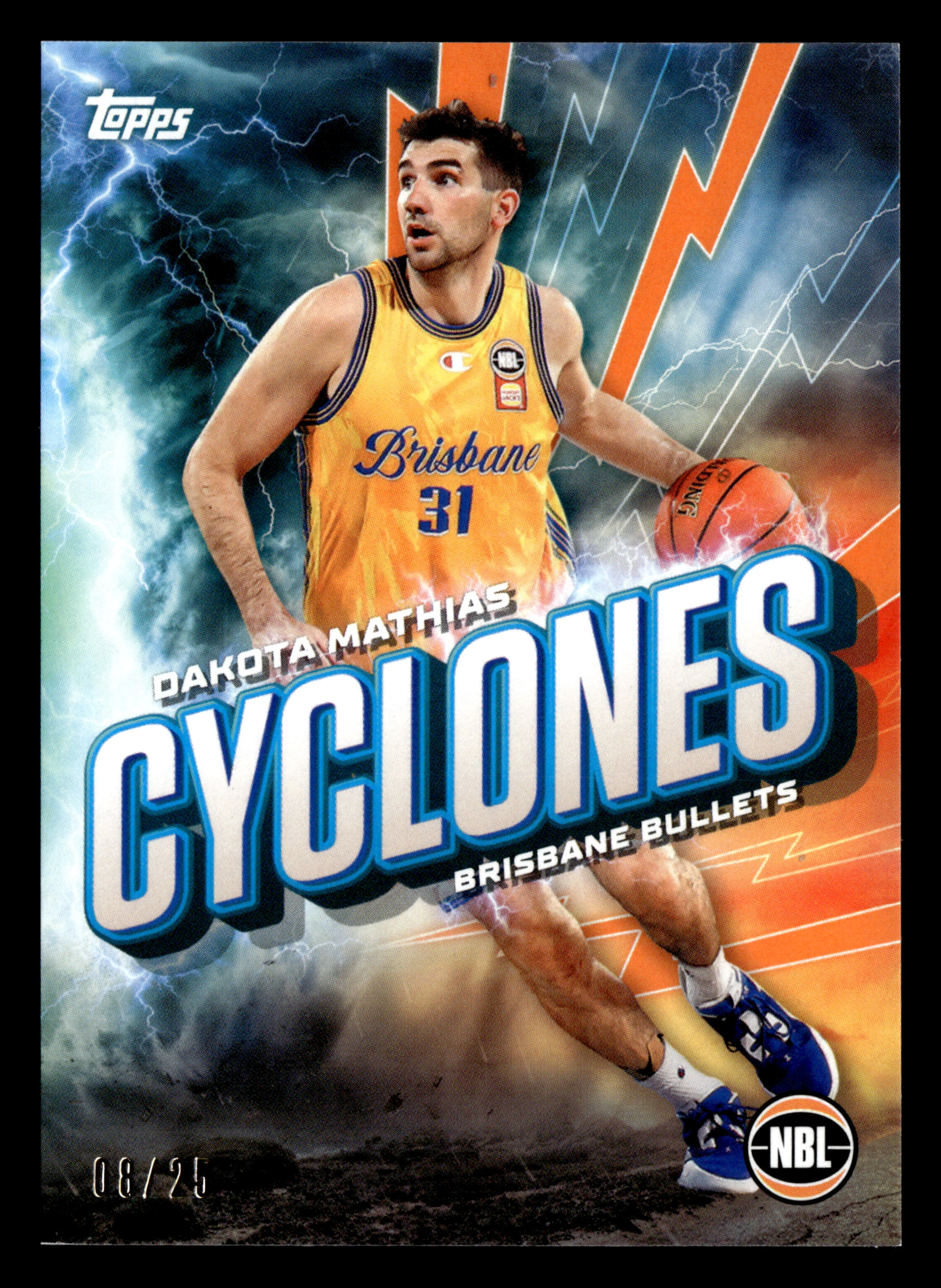 2025-26 Topps NBL - Cyclones Dakota Mathias #/25