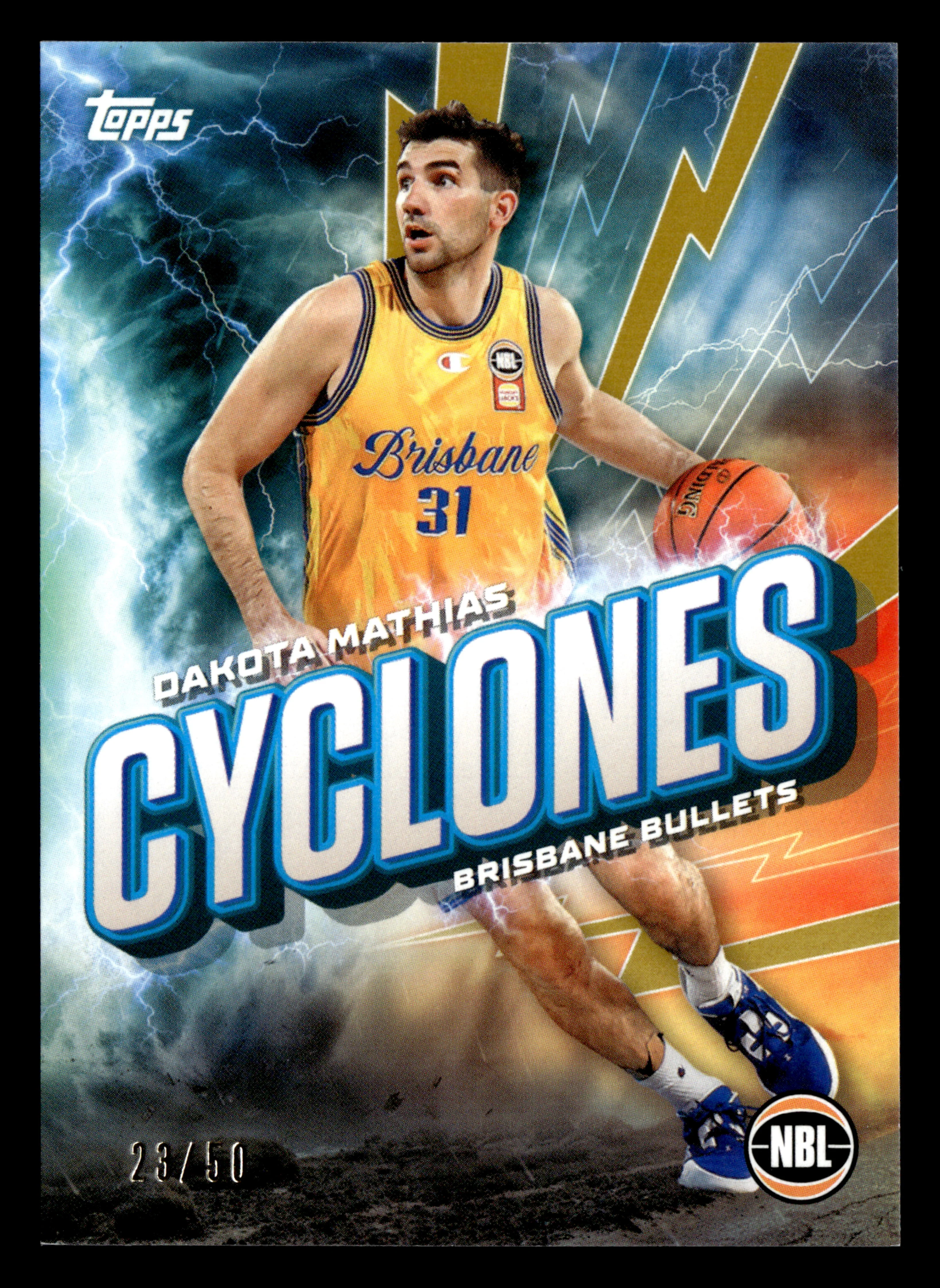 2025-26 Topps NBL - Cyclones Dakota Mathias #/50
