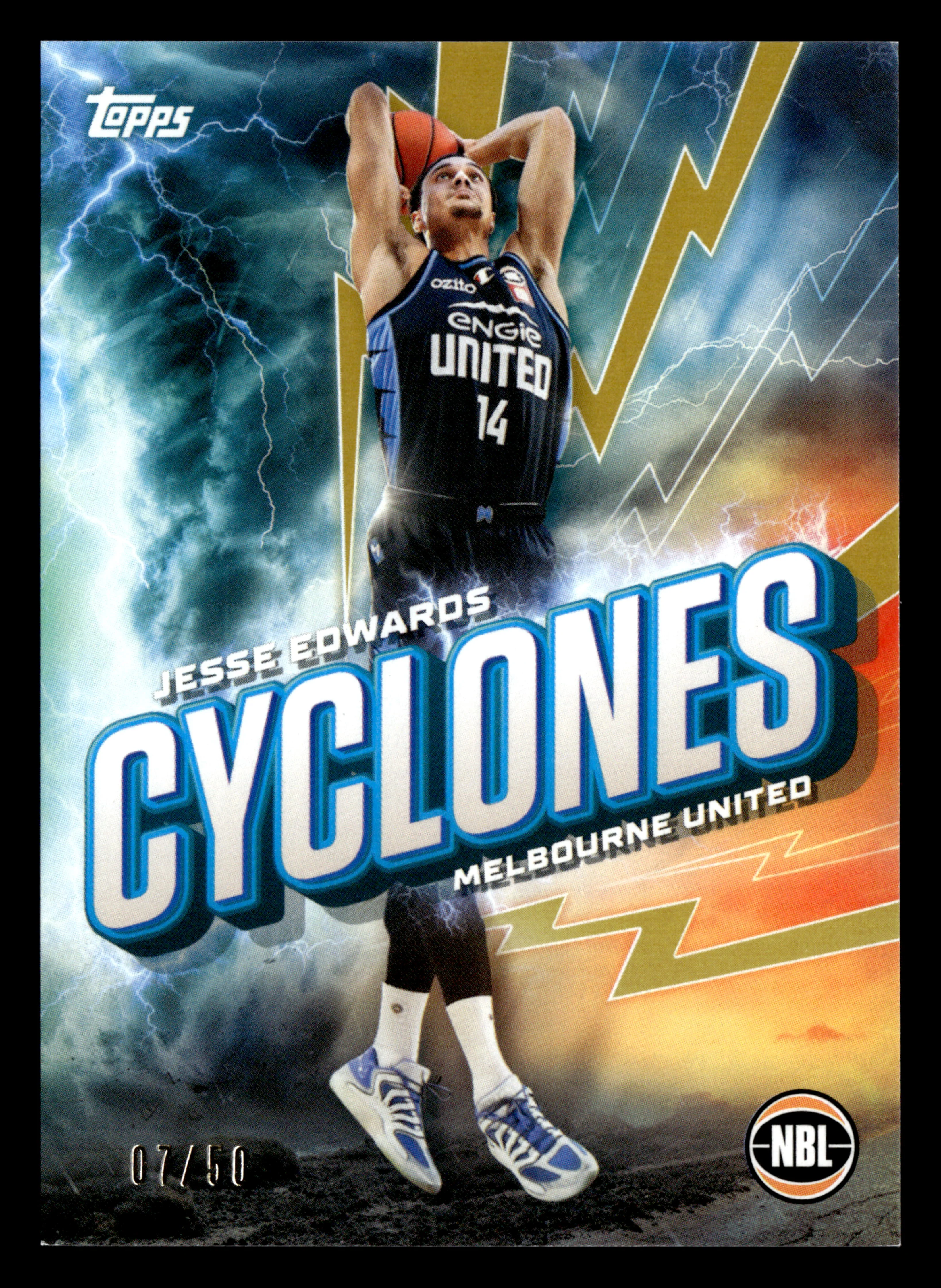 2025-26 Topps NBL - Cyclones Jesse Edwards #/50