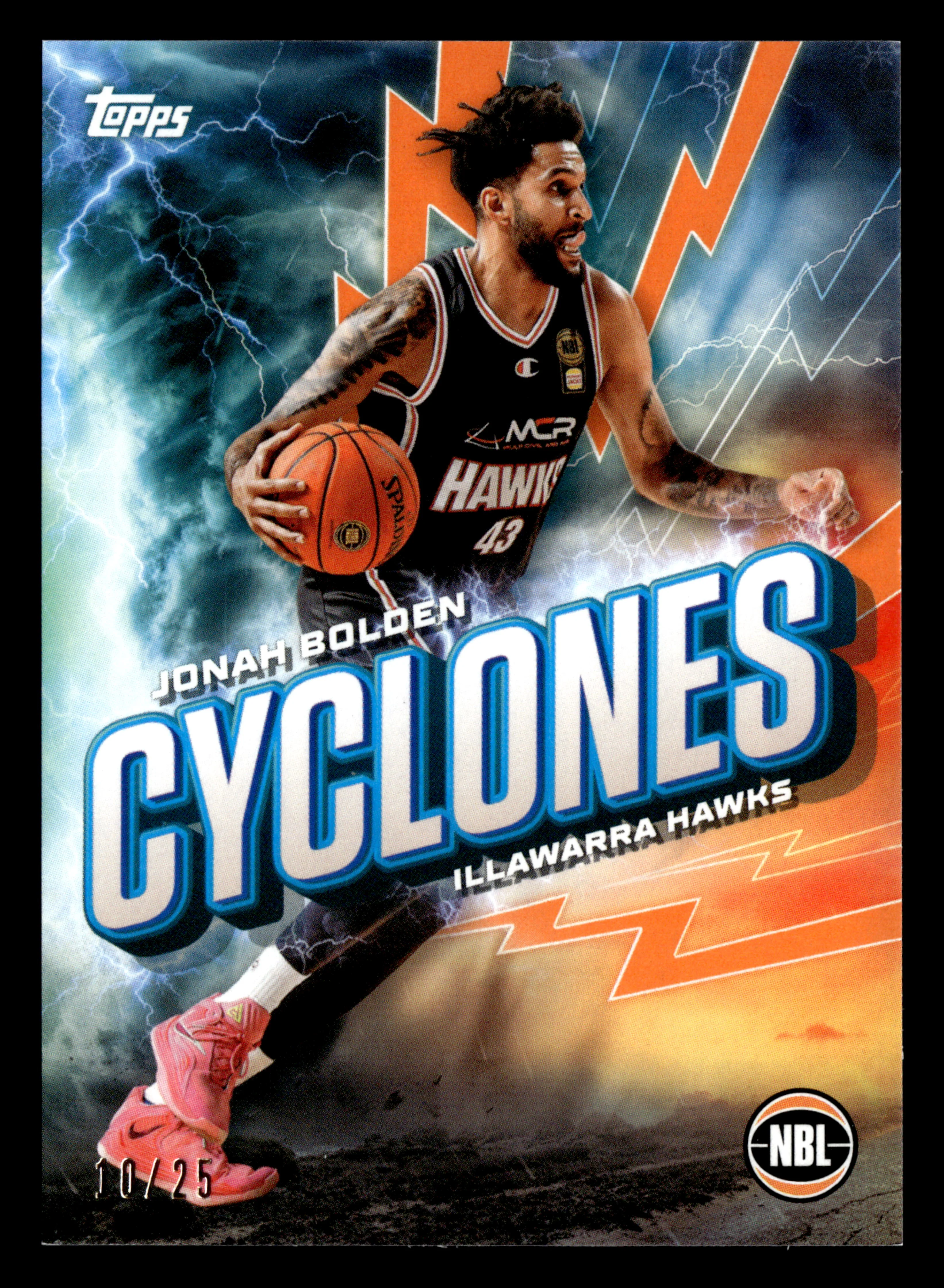 2025-26 Topps NBL - Cyclones Jonah Bolden #/25