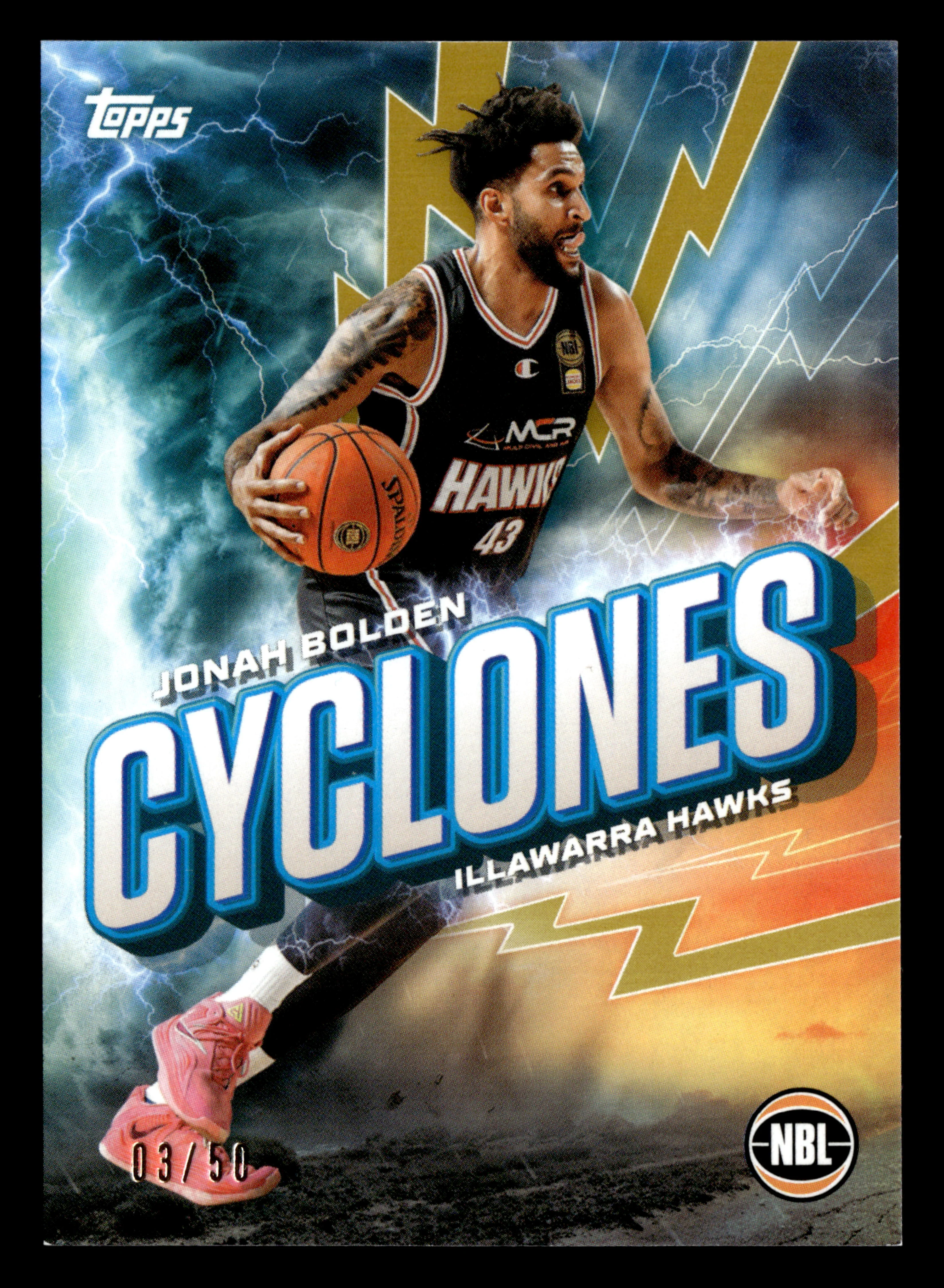2025-26 Topps NBL - Cyclones Jonah Bolden #/50