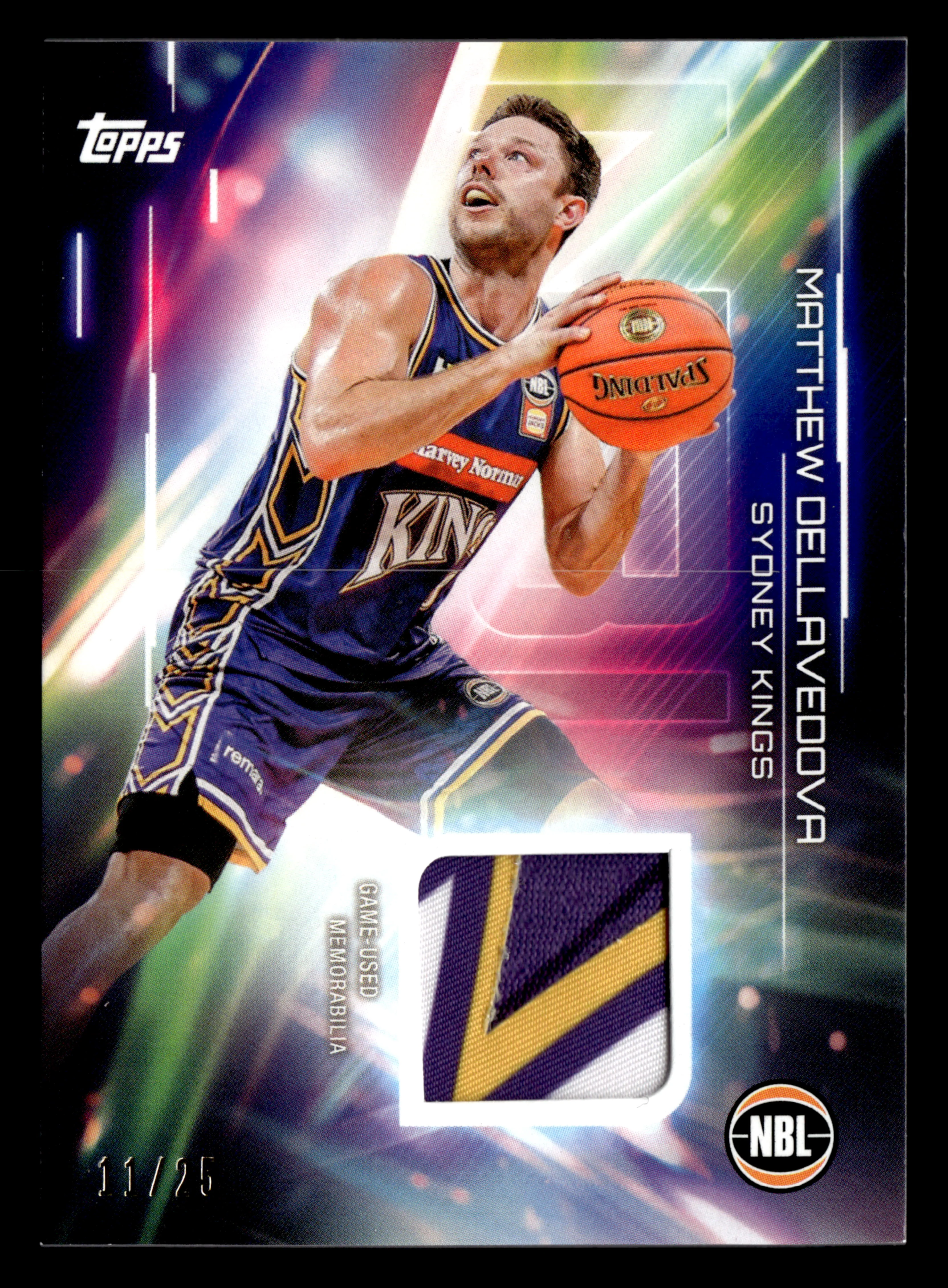 2025-26 Topps NBL - Matthew Dellavedova Relic #/25