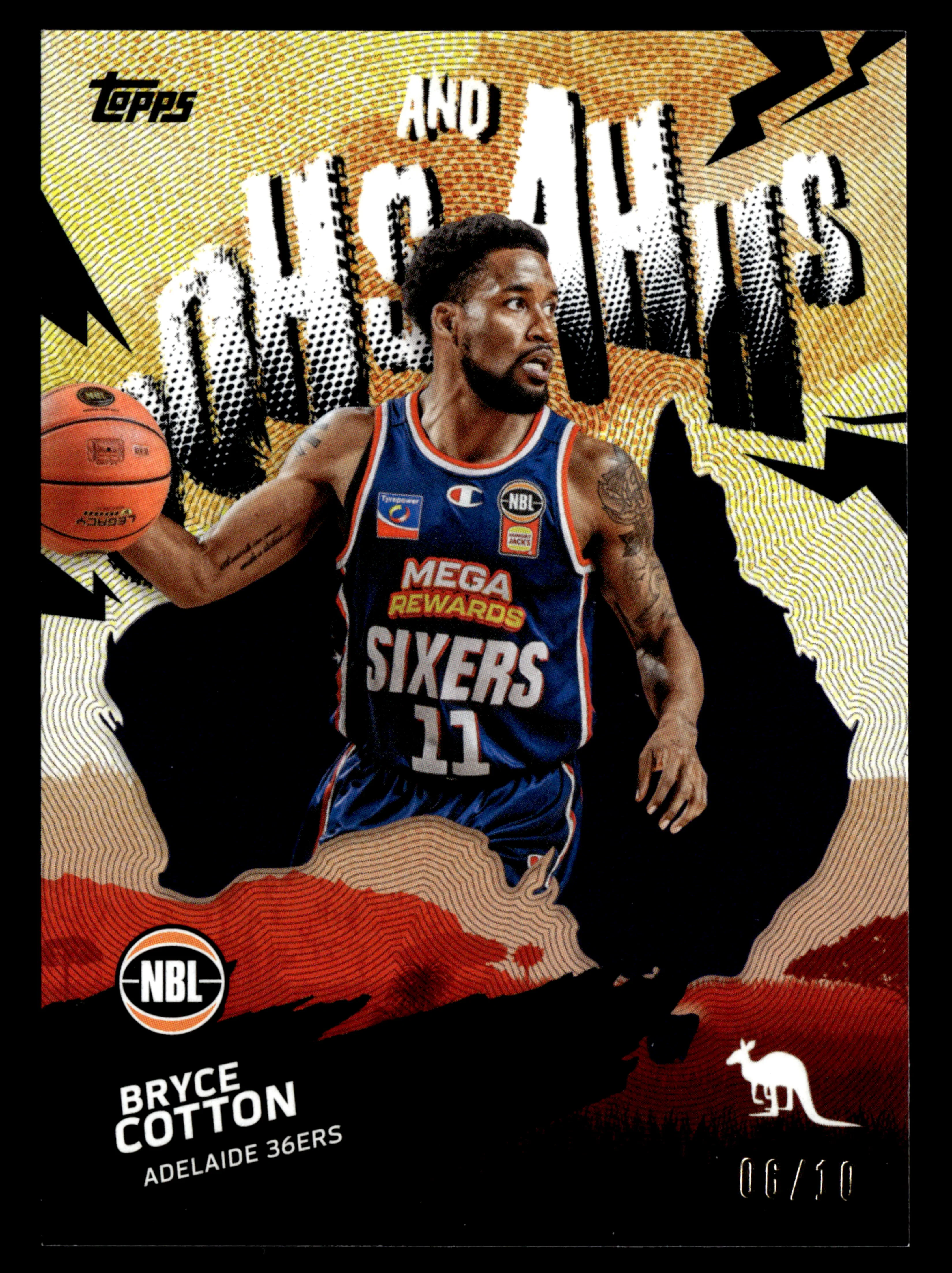 2025-26 Topps NBL - Oohs and Ahhs Bryce Cotton #/10