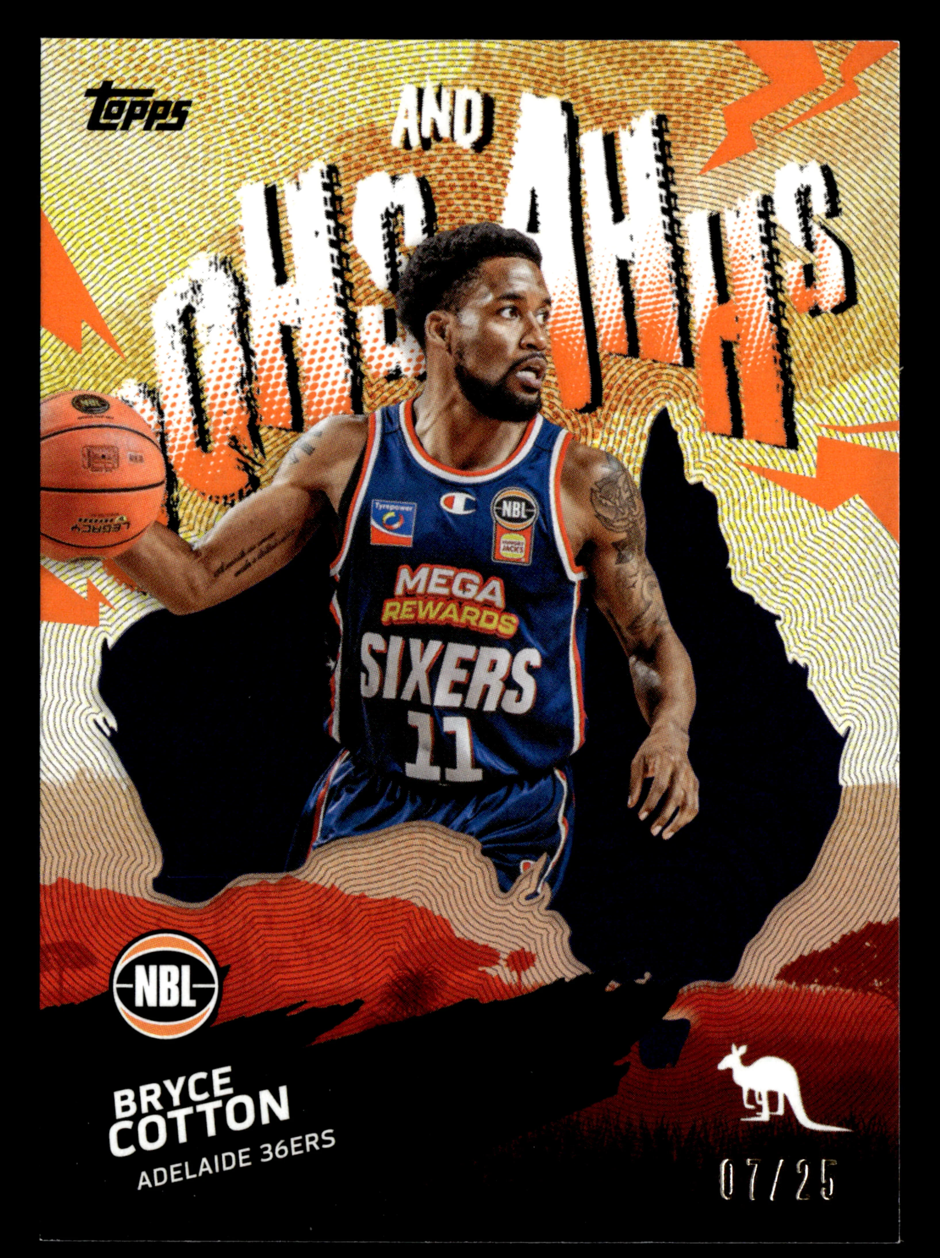 2025-26 Topps NBL - Oohs and Ahhs Bryce Cotton #/25