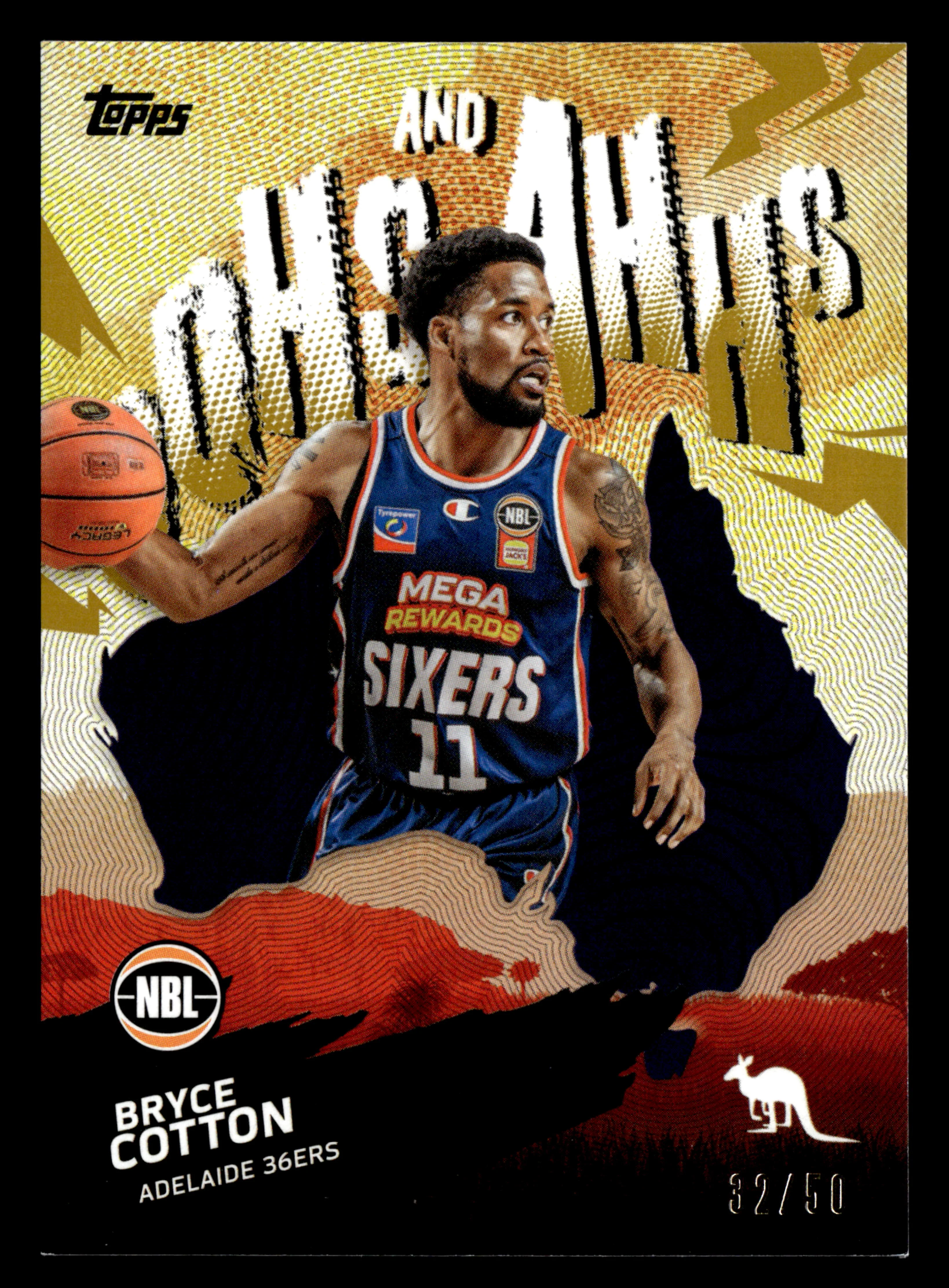 2025-26 Topps NBL - Oohs and Ahhs Bryce Cotton #/50