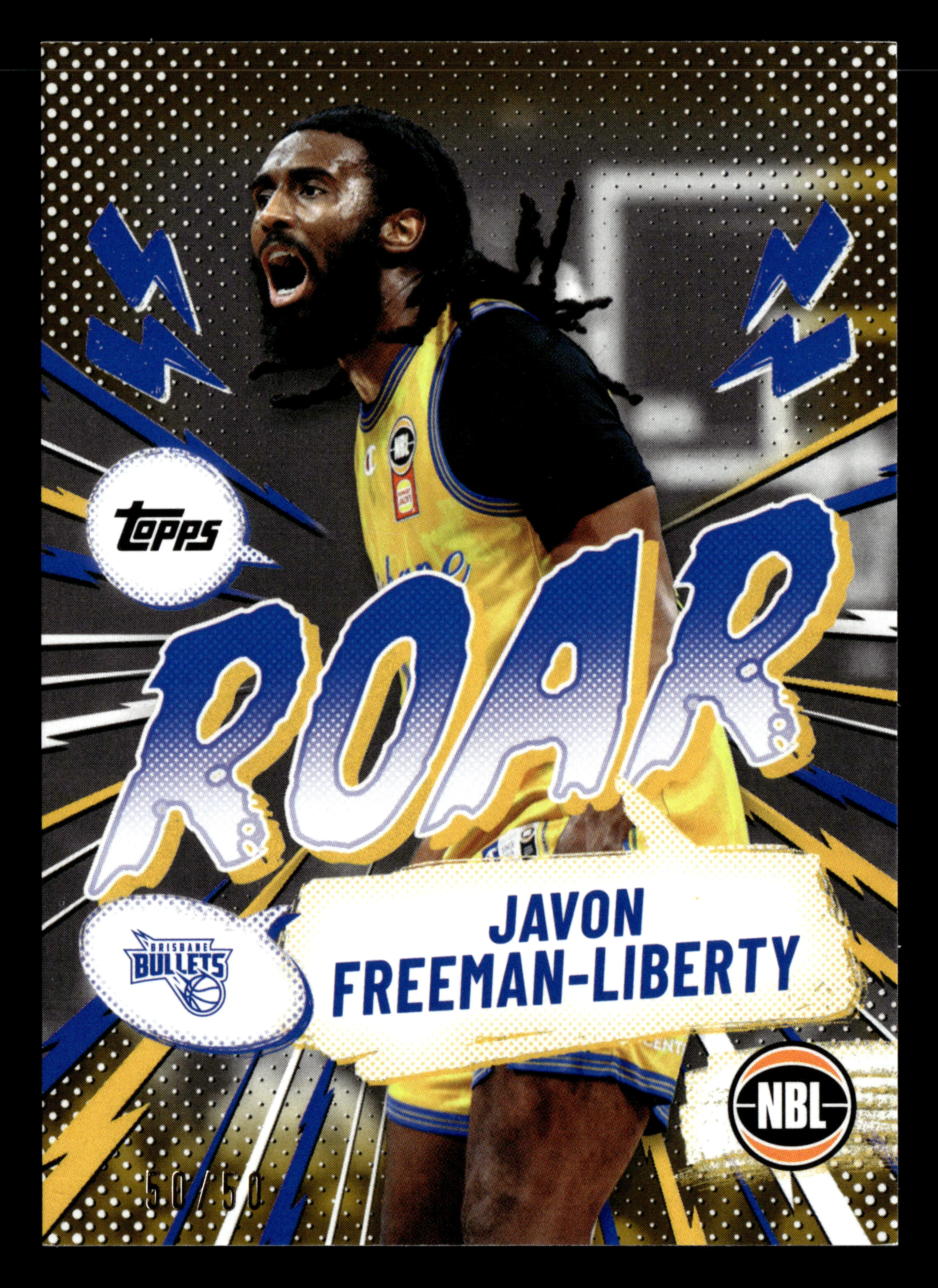 2025-26 Topps NBL - The Roar Javon Freeman-Liberty #/50