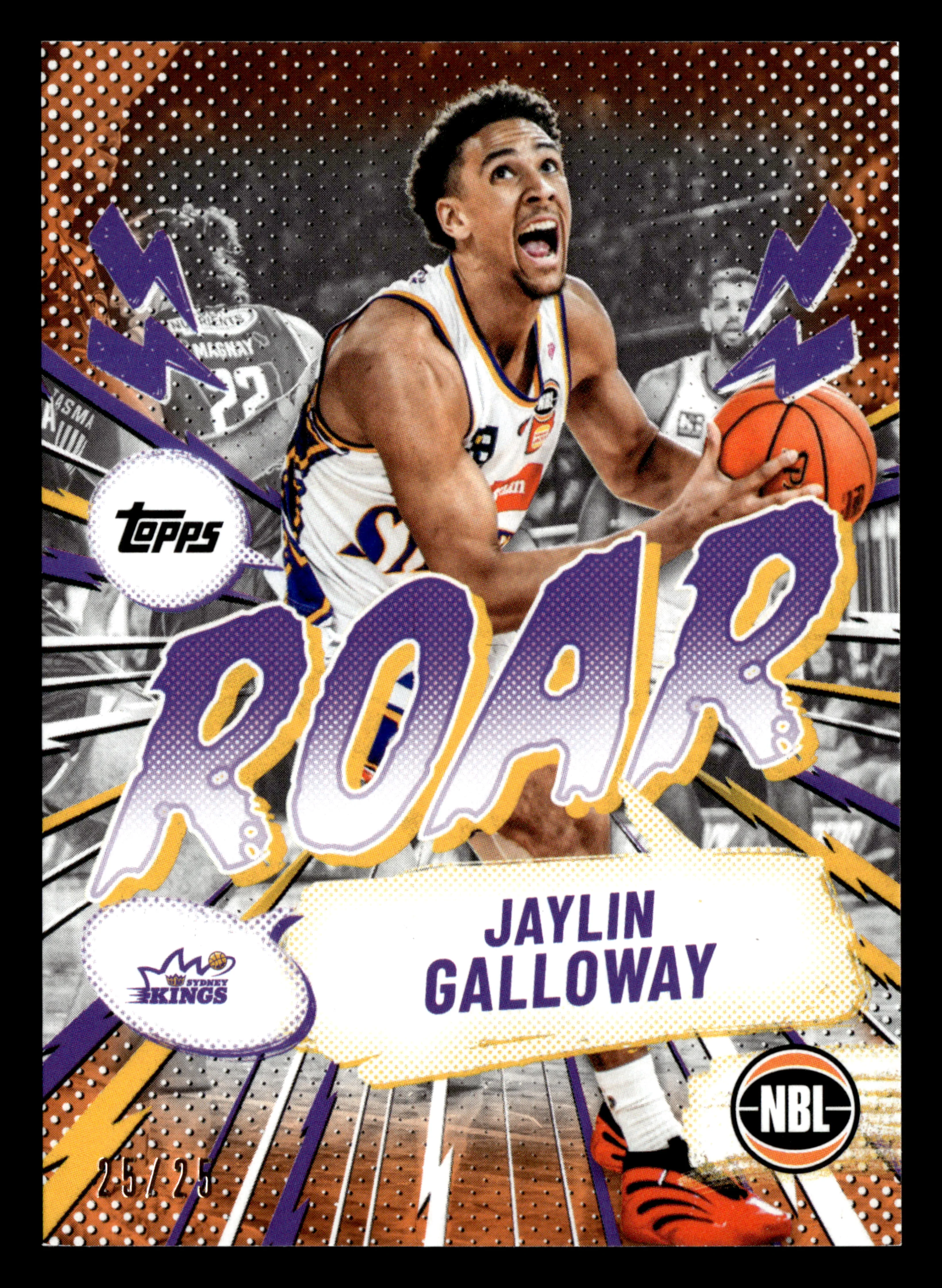 2025-26 Topps NBL - The Roar Jaylin Galloway #/25