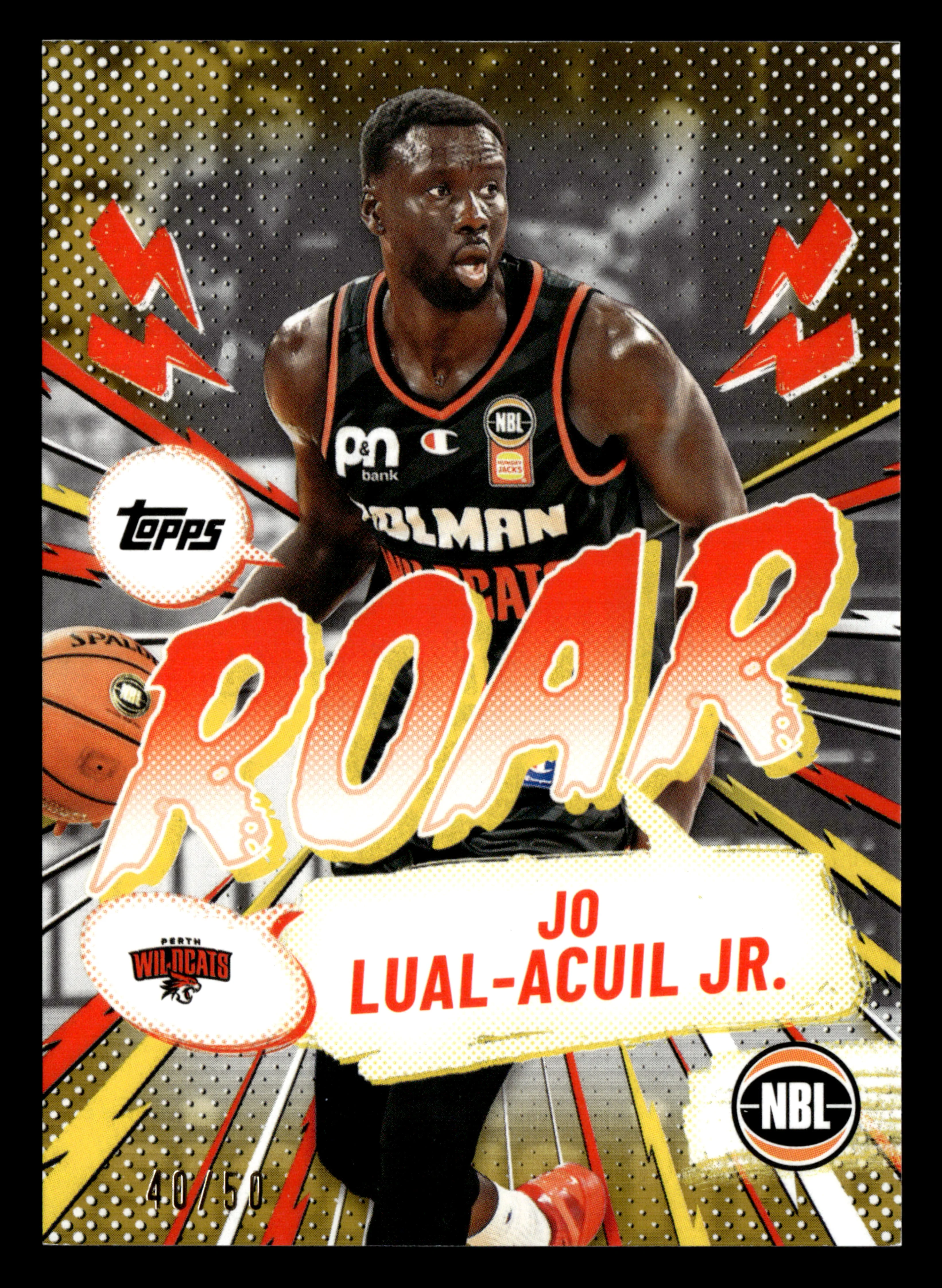 2025-26 Topps NBL - The Roar Jo Lual-Acuil JR. #/50