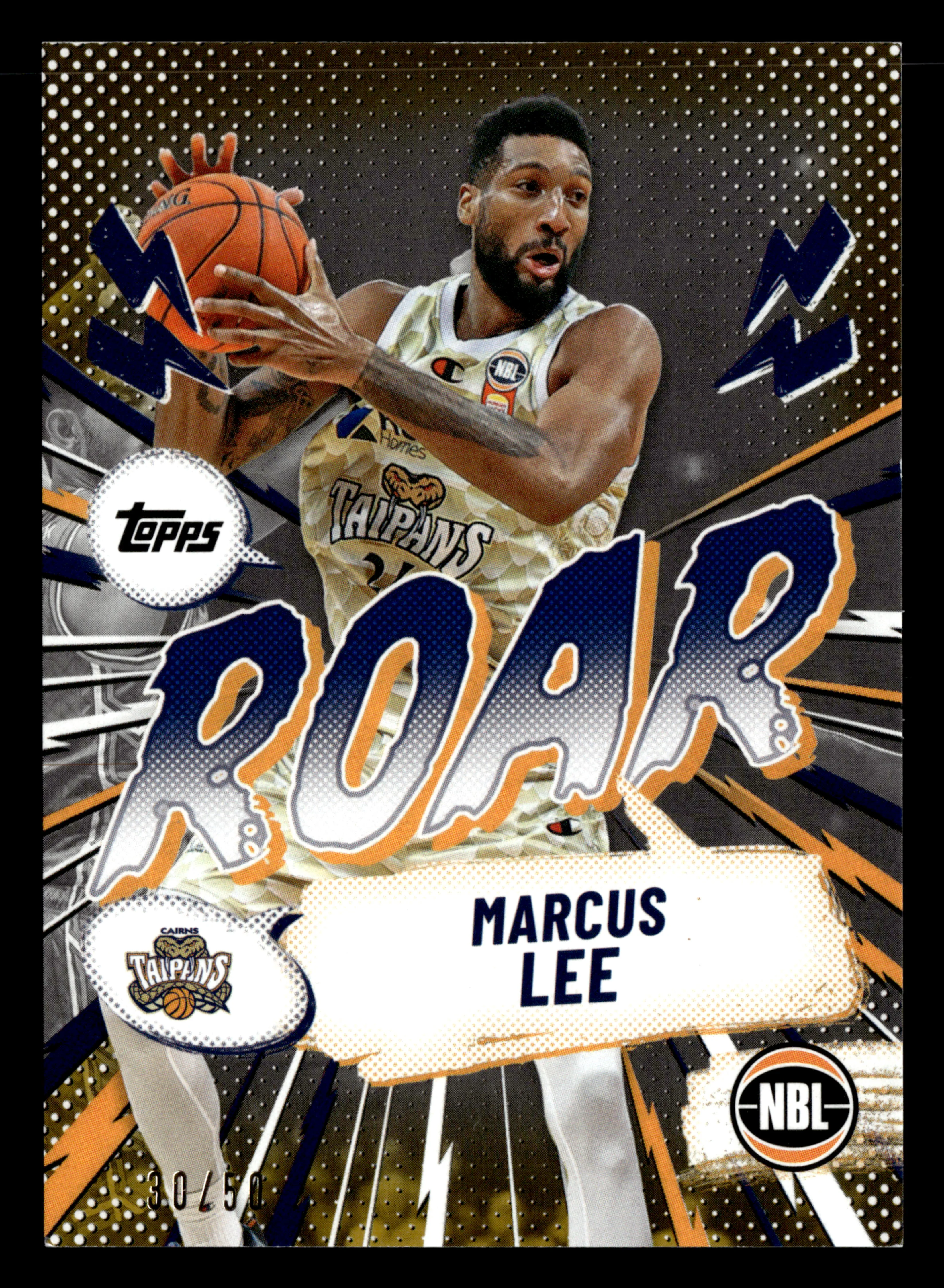 2025-26 Topps NBL - The Roar Marcus Lee #/50