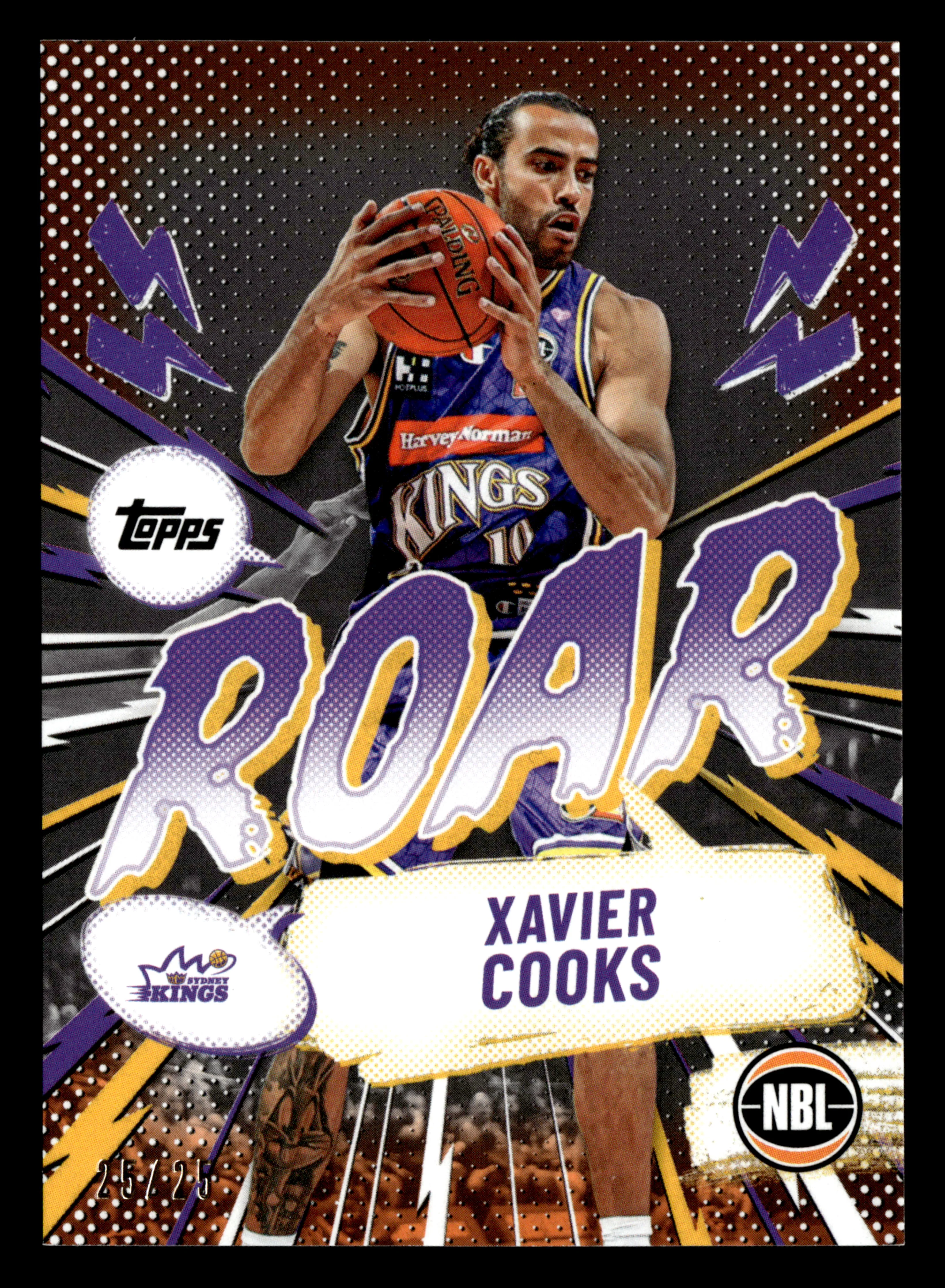 2025-26 Topps NBL - The Roar Xavier Cooks #/25
