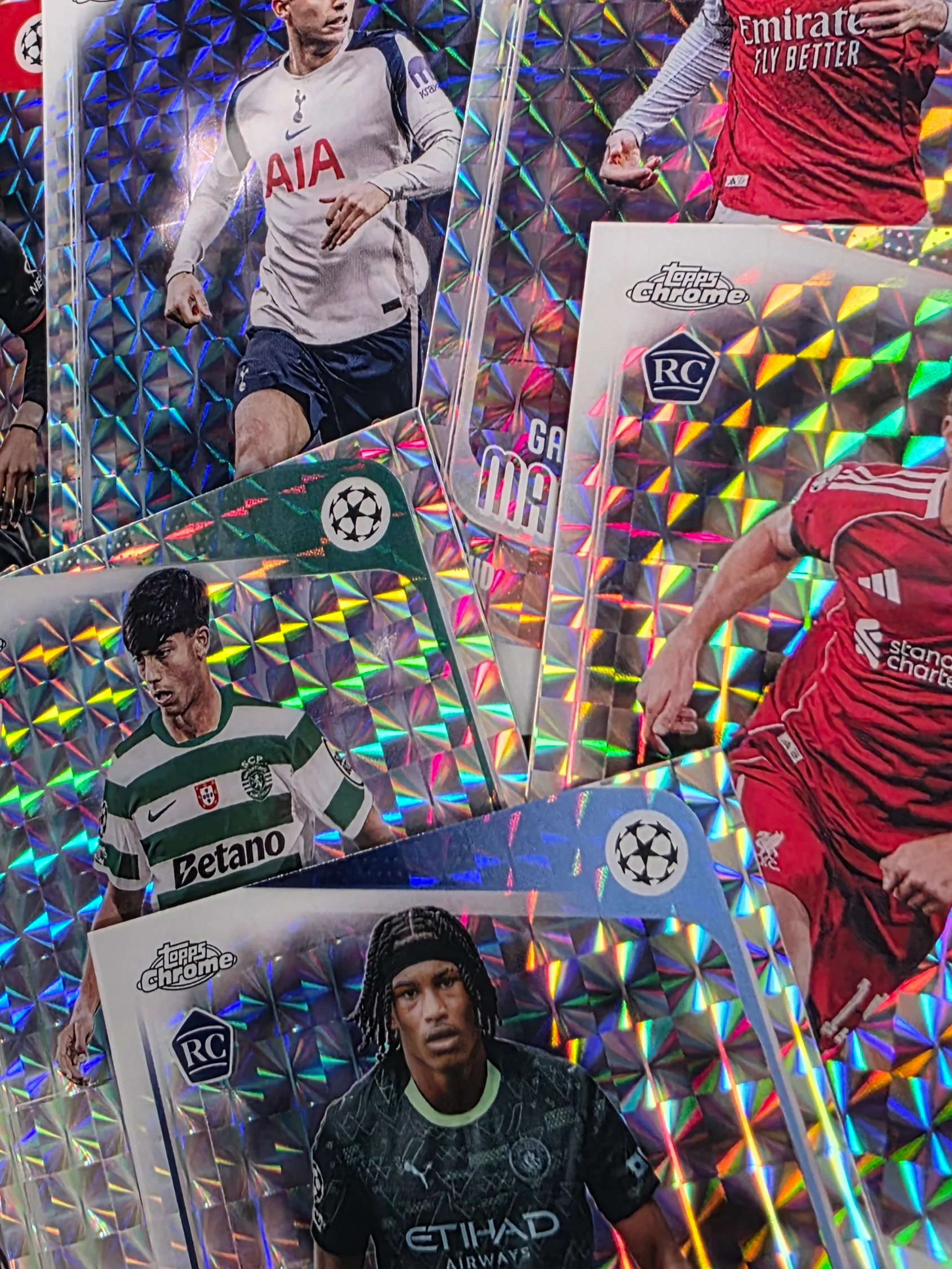 2025-26 Topps UCC Chrome Soccer Geometric Refractor (Pick your player)