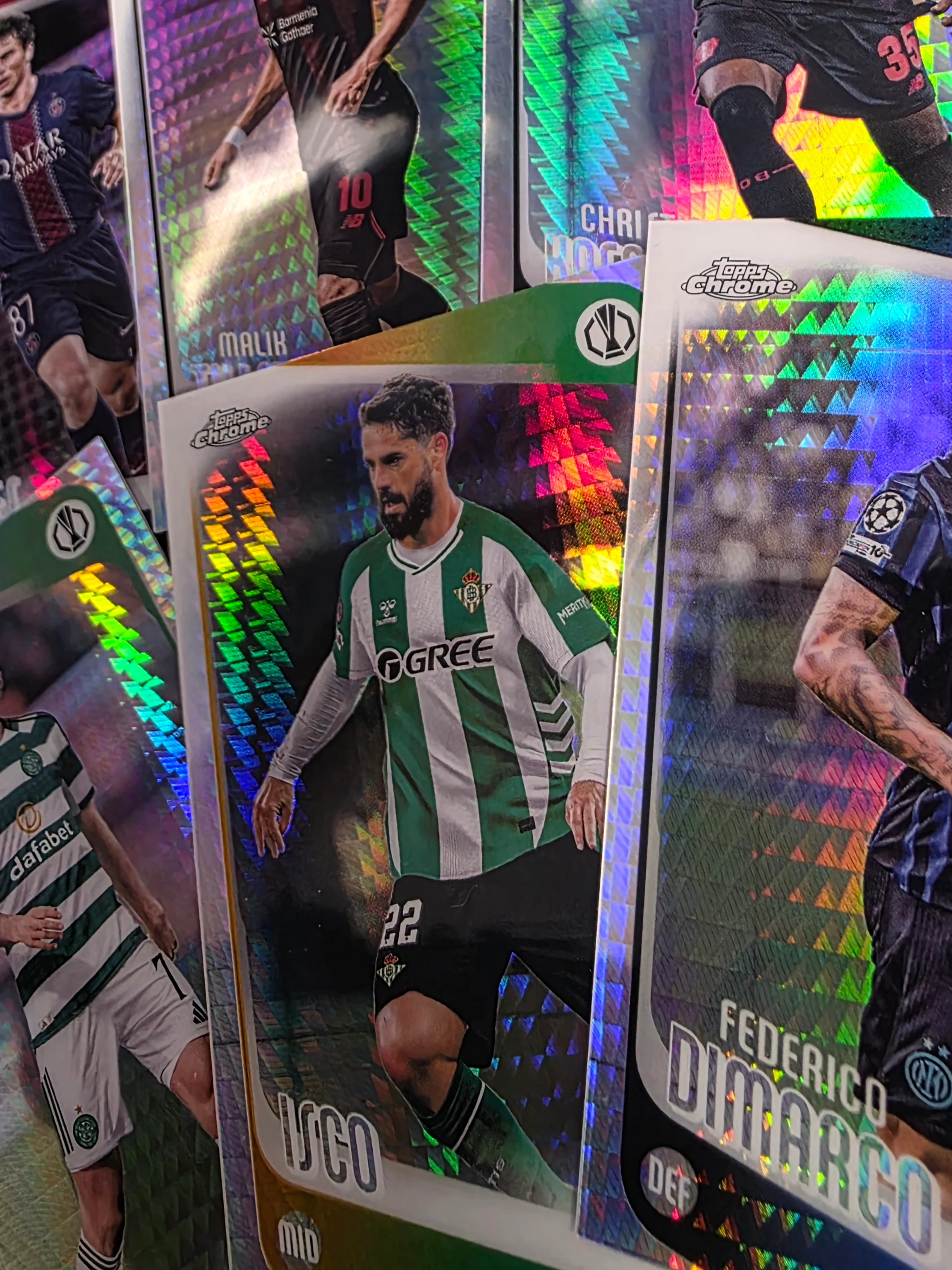 2025-26 Topps UCC Chrome Soccer Prism Refractor (Pick your player)