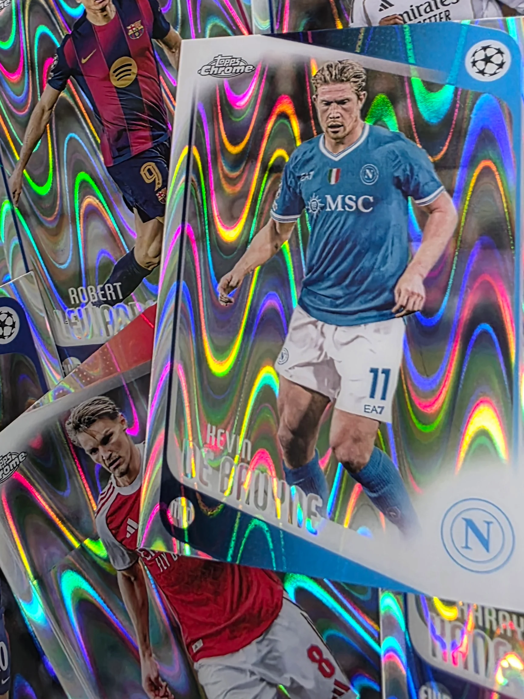 2025-26 Topps UCC Chrome Soccer Raywave Refractor (Pick your player)