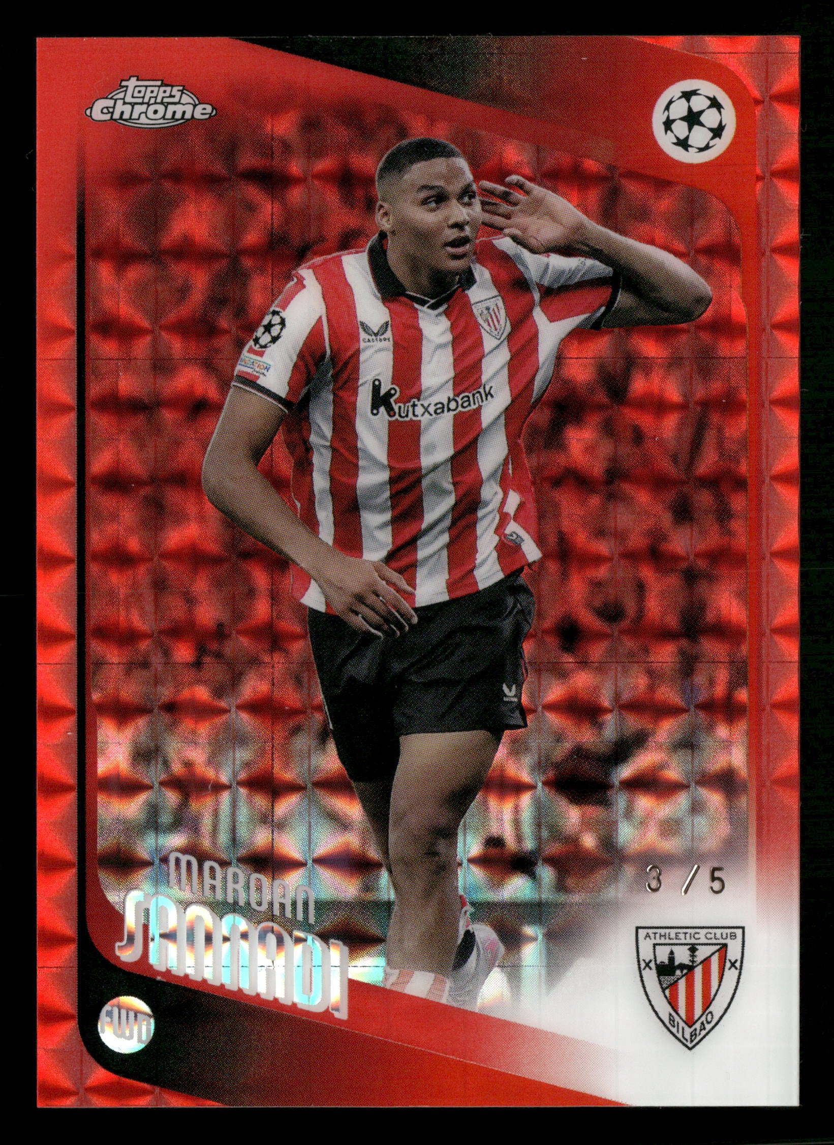 2025-26 Topps UEFA Club Competitions #105 Maroan Sannadi Breakers Delight /5