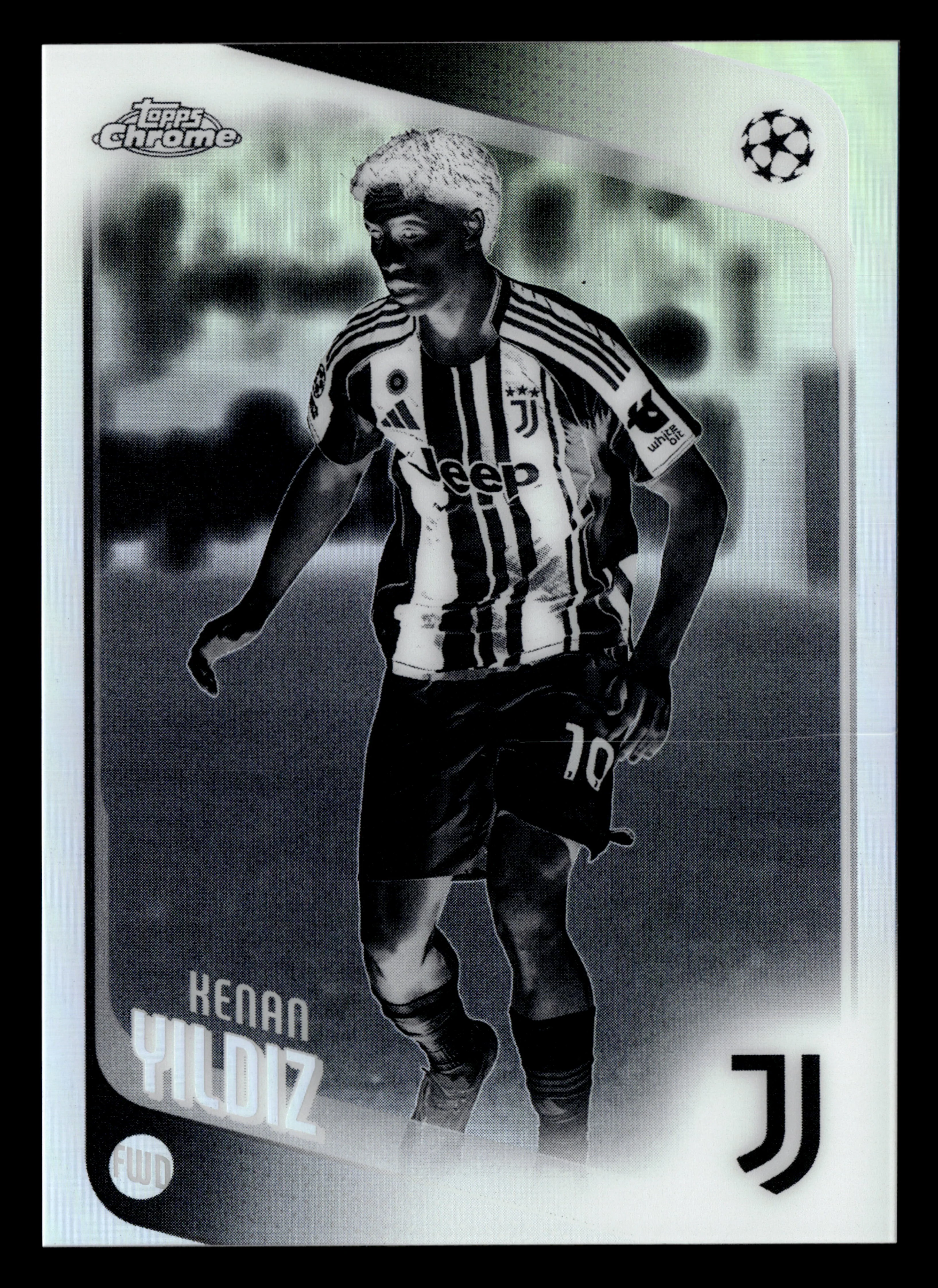 2025-26 Topps UEFA Club Competitions - #147 Kenan Yildiz Negative Refractor