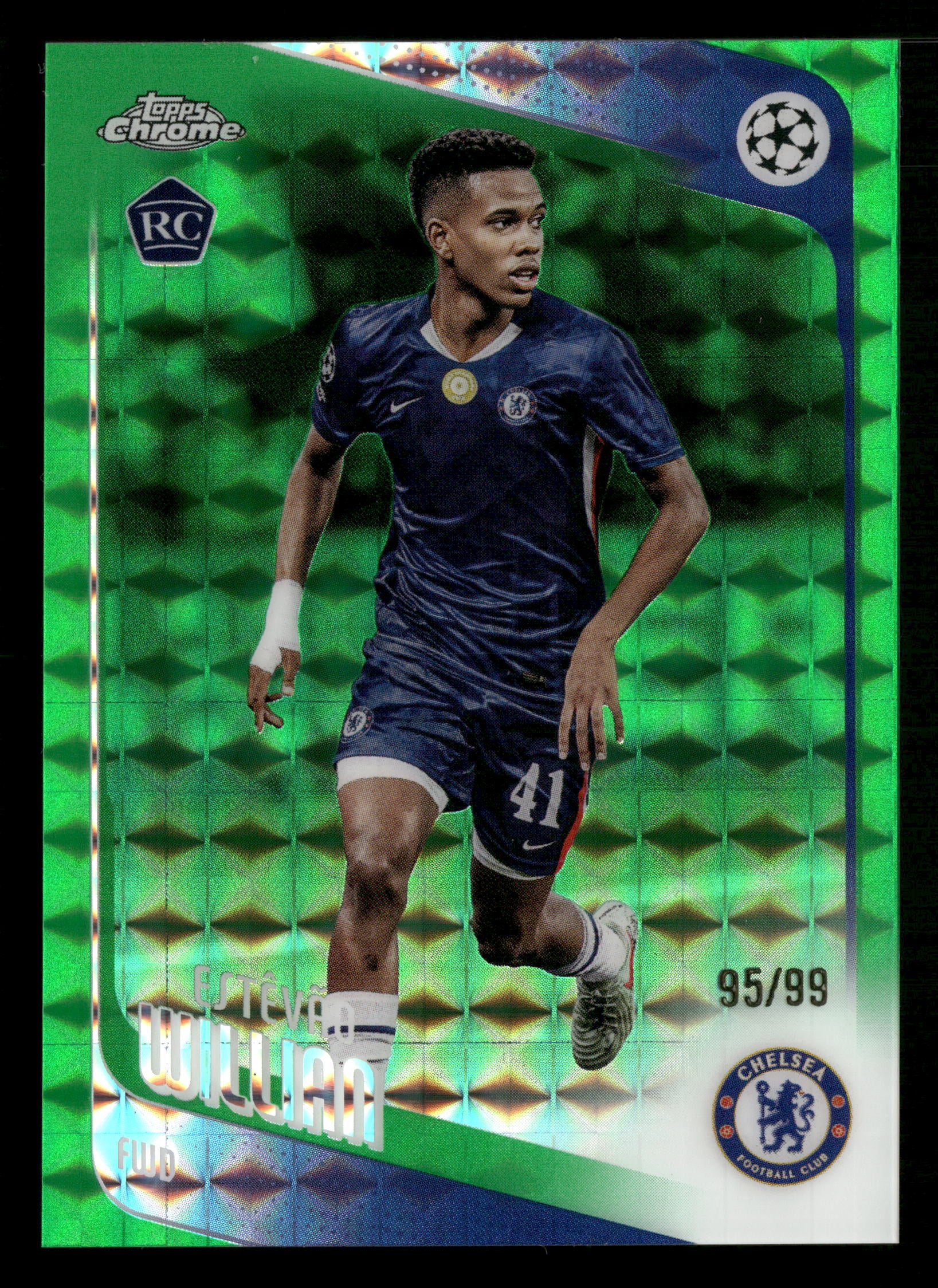 2025-26 Topps UEFA Club Competitions #66 Estêvão Willian /99