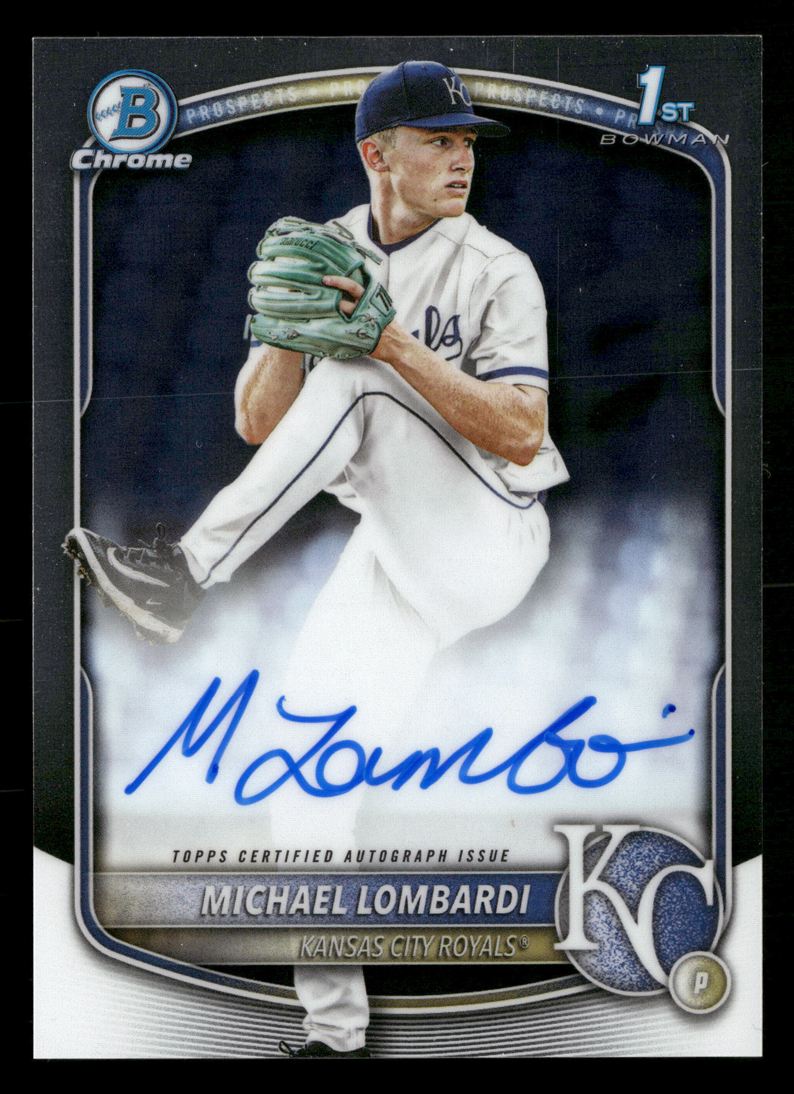 2025 Bowman Chrome Draft #CPA-ML Michael Lombardi  Auto