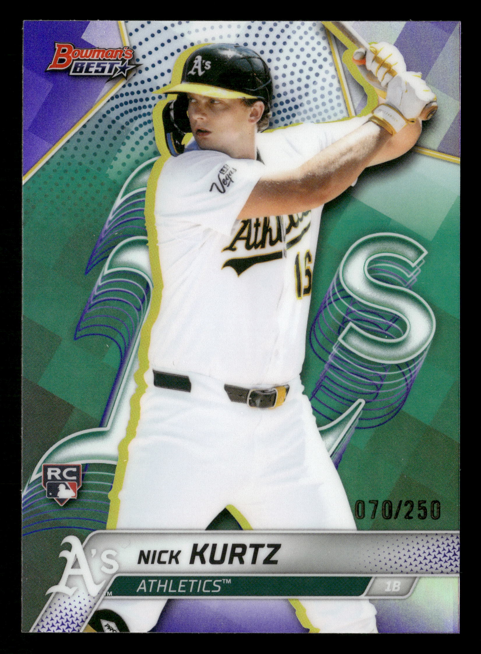 2025 Bowman's Best #42 Nick Kurtz Purple Refractors #/250