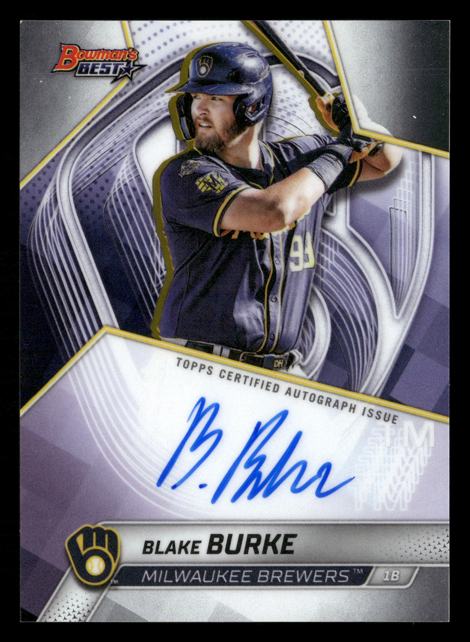 2025 Bowman's Best #B25-BBU Blake Burke Best of 2025 Autographs