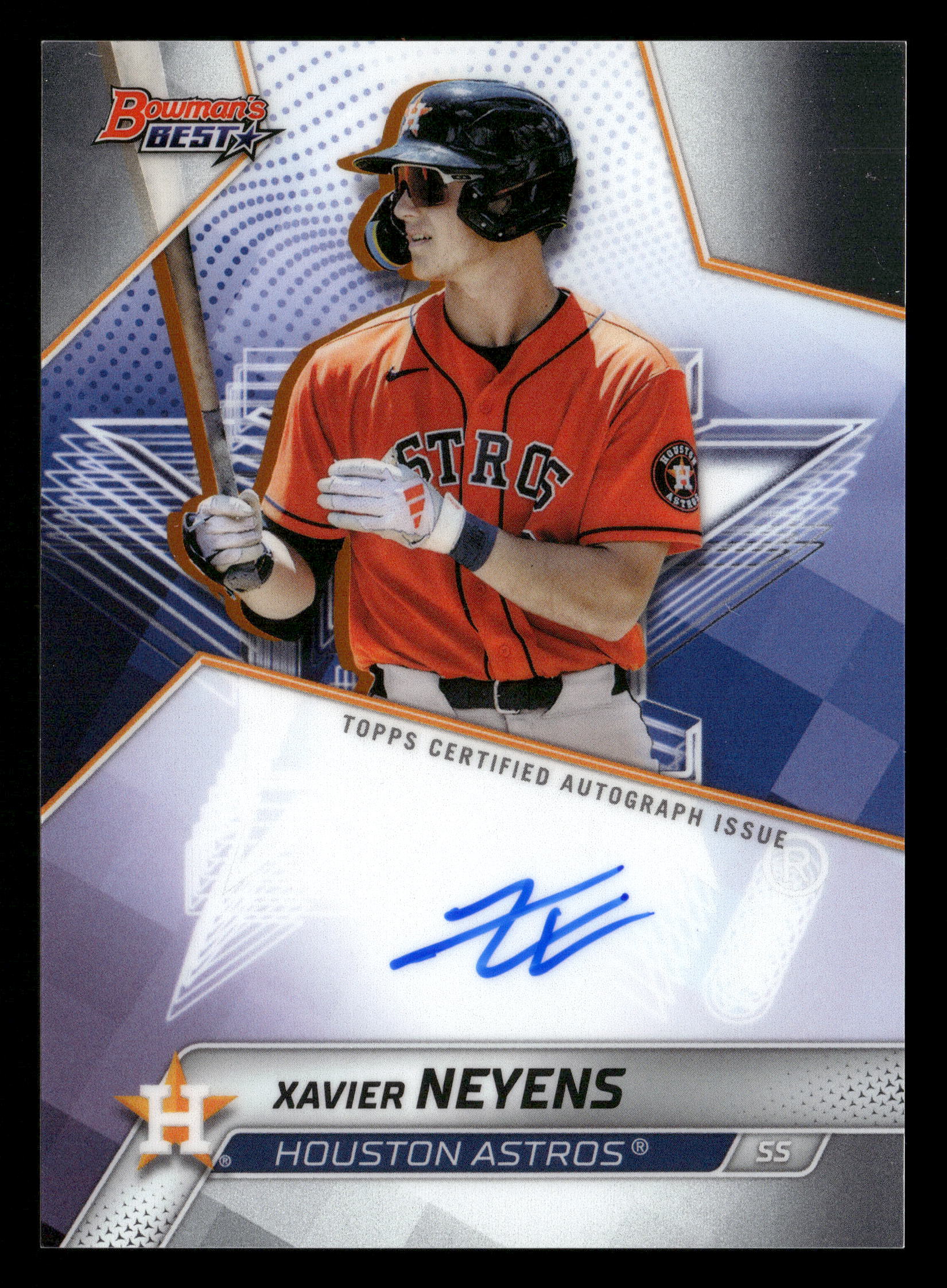 2025 Bowman's Best #B25-XN Xavier Neyens Best of 2025 Autographs