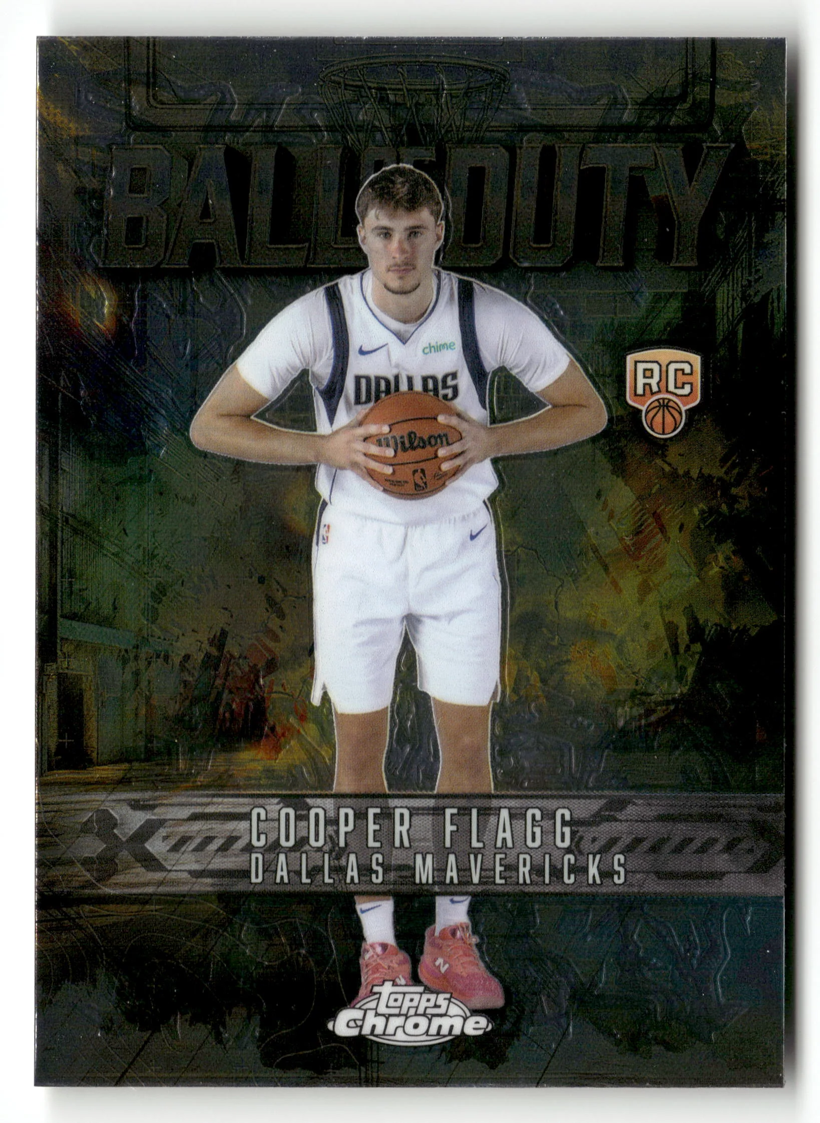 2025 Chrome #BD-21 Cooper Flagg RC Ball of Duty