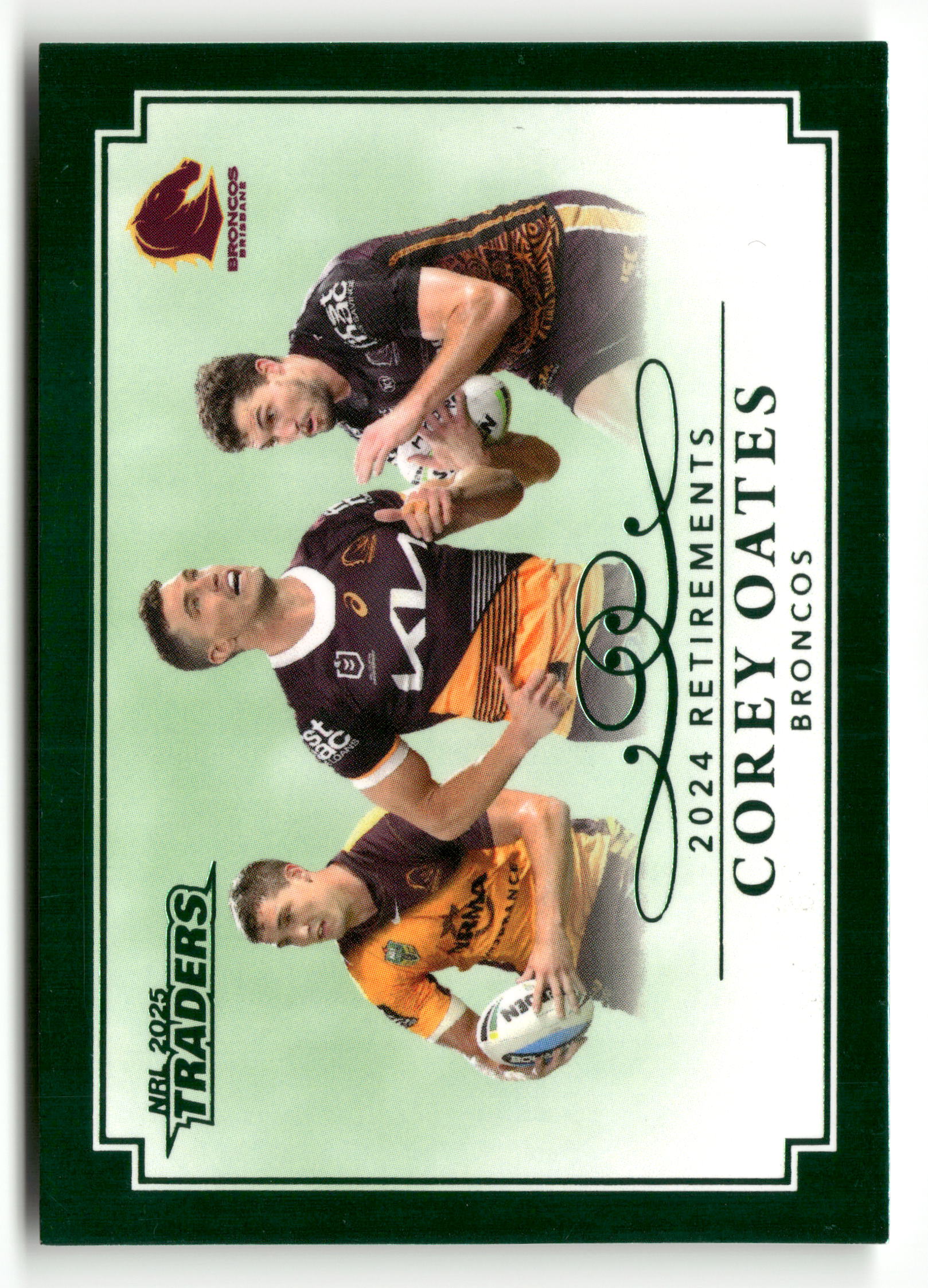 2025 NRL Traders - Corey Oates 2024 Retirements Case Card /64