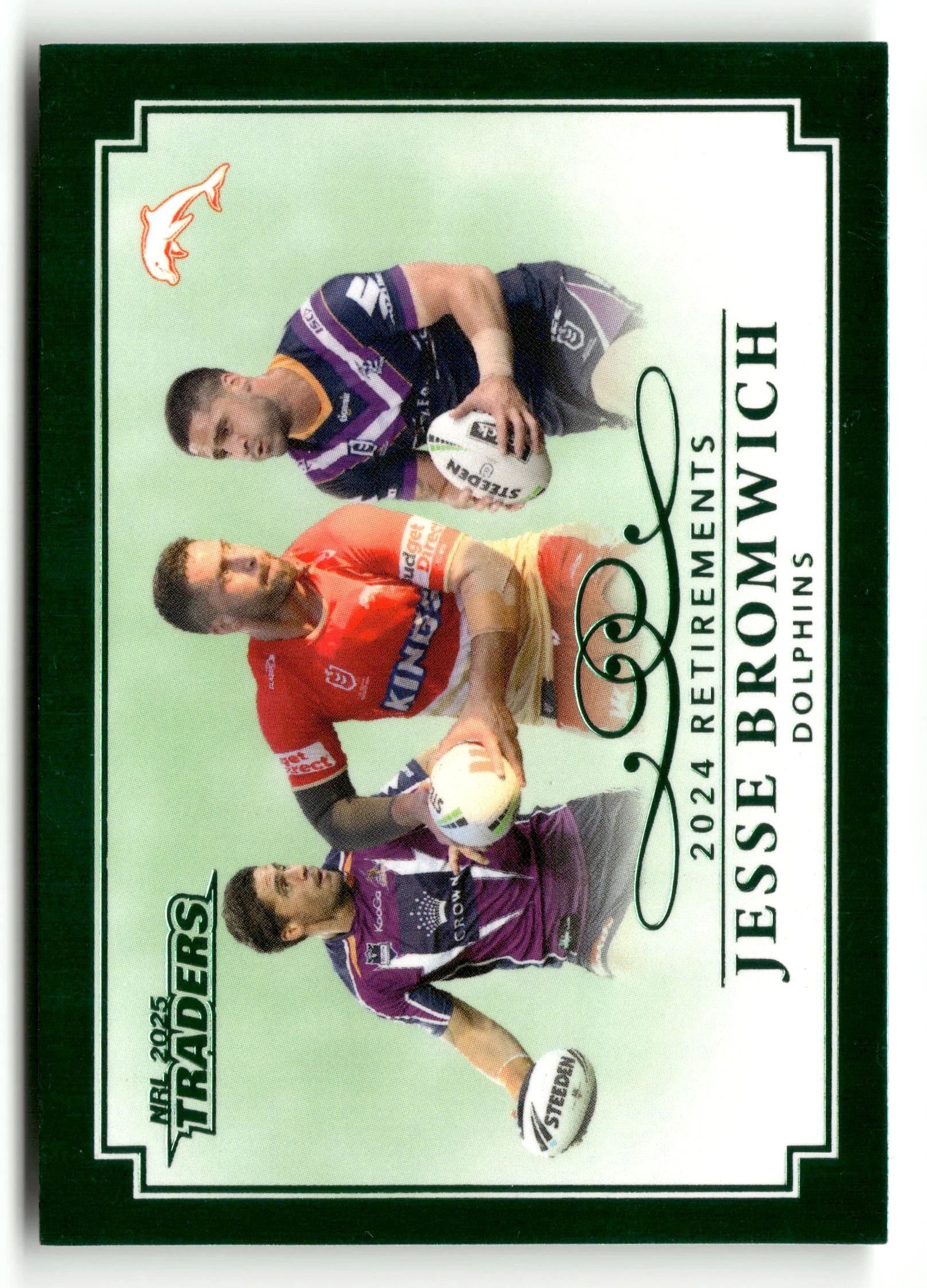 2025 NRL Traders - Jesse Bromwich 2024 Retirements Case Card /64