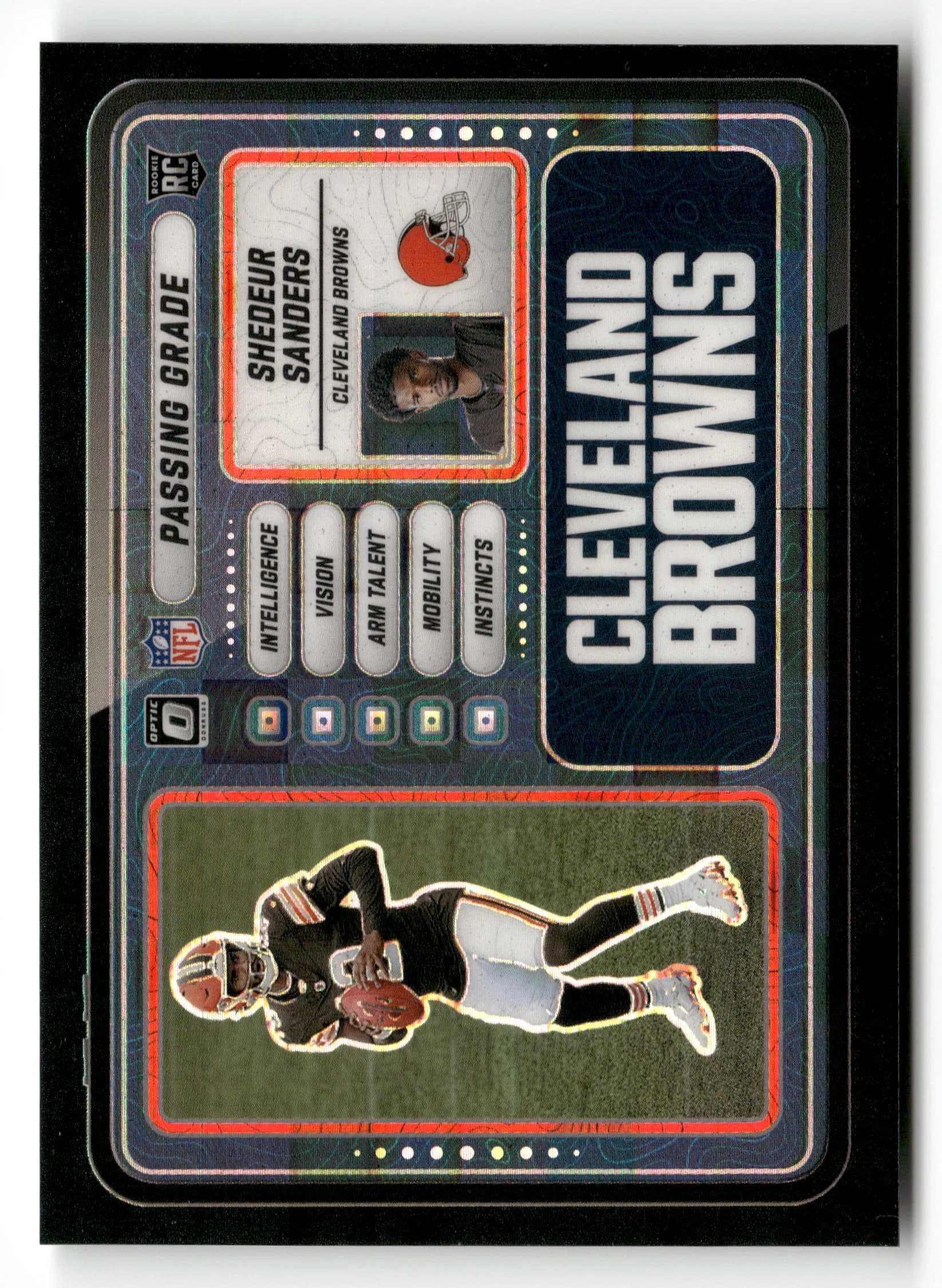2025 Optic #3 Shedeur Sanders Passing Grade RC #/149