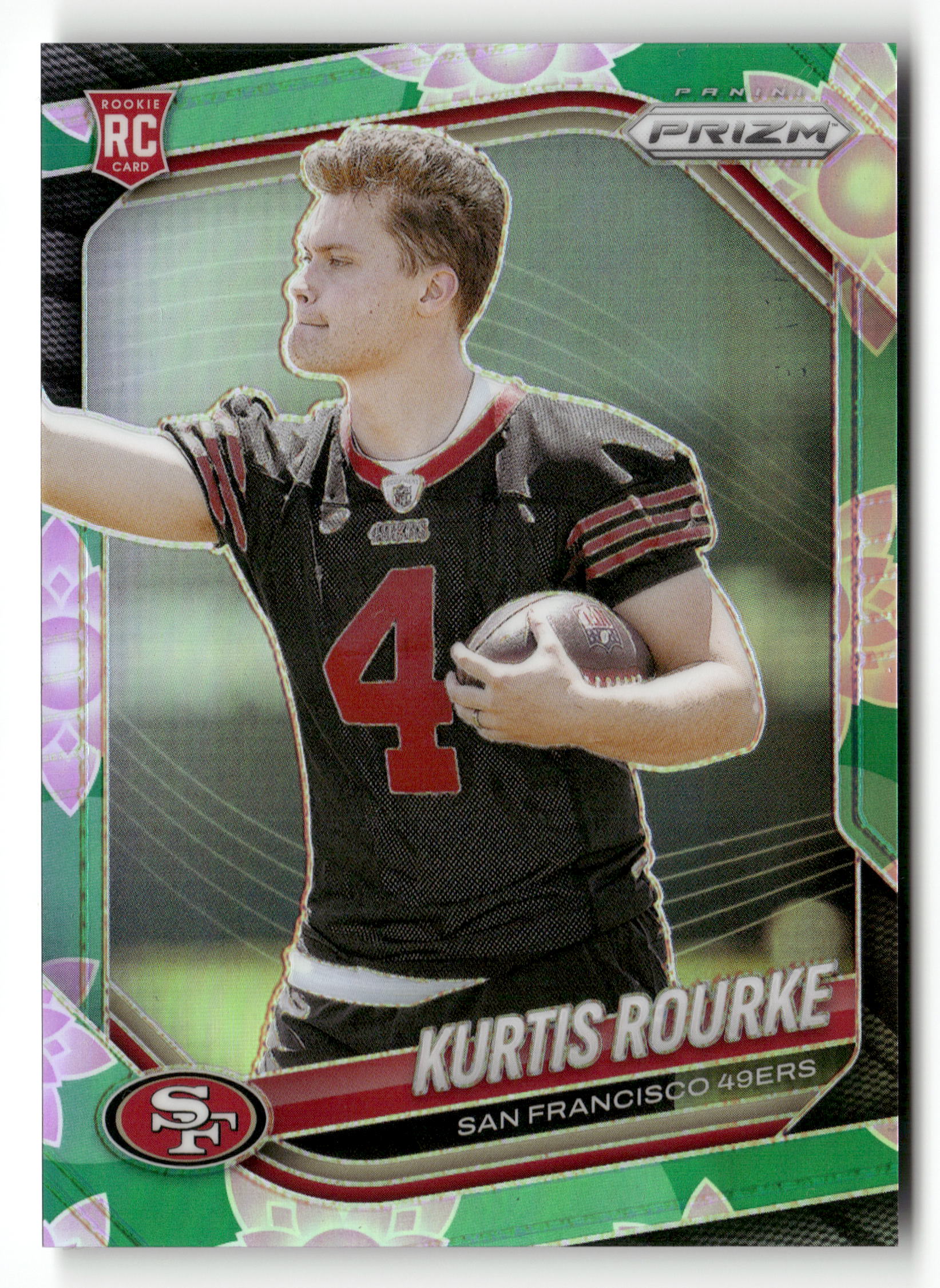 2025 Panini Prizm #397 Kurtis Rourke Lotus Flower #/18