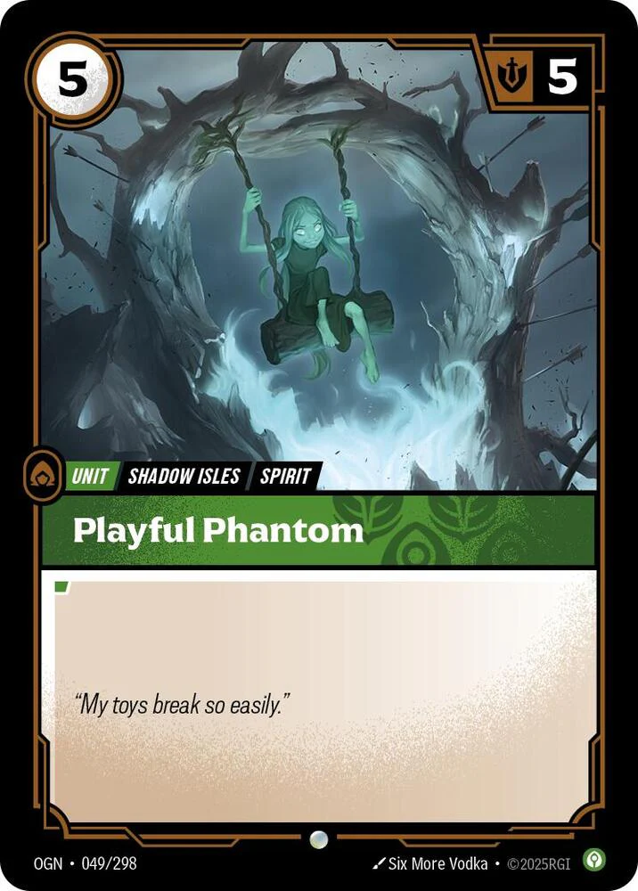 2025 Riftbound Origins 049/298 Playful Phantom Common