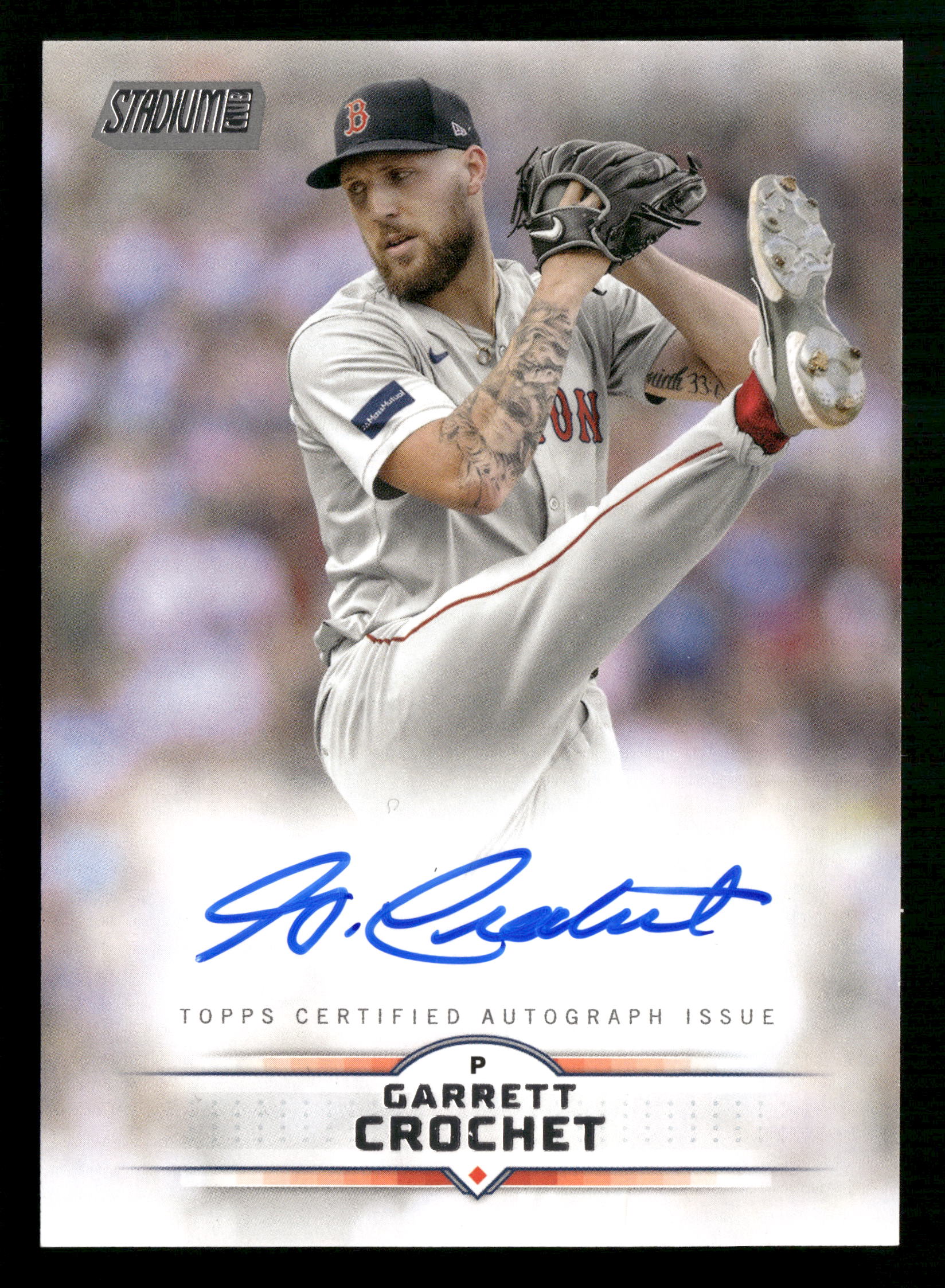 2025 Stadium Club #SCBA-GCR Garrett Crochet Base Autographs