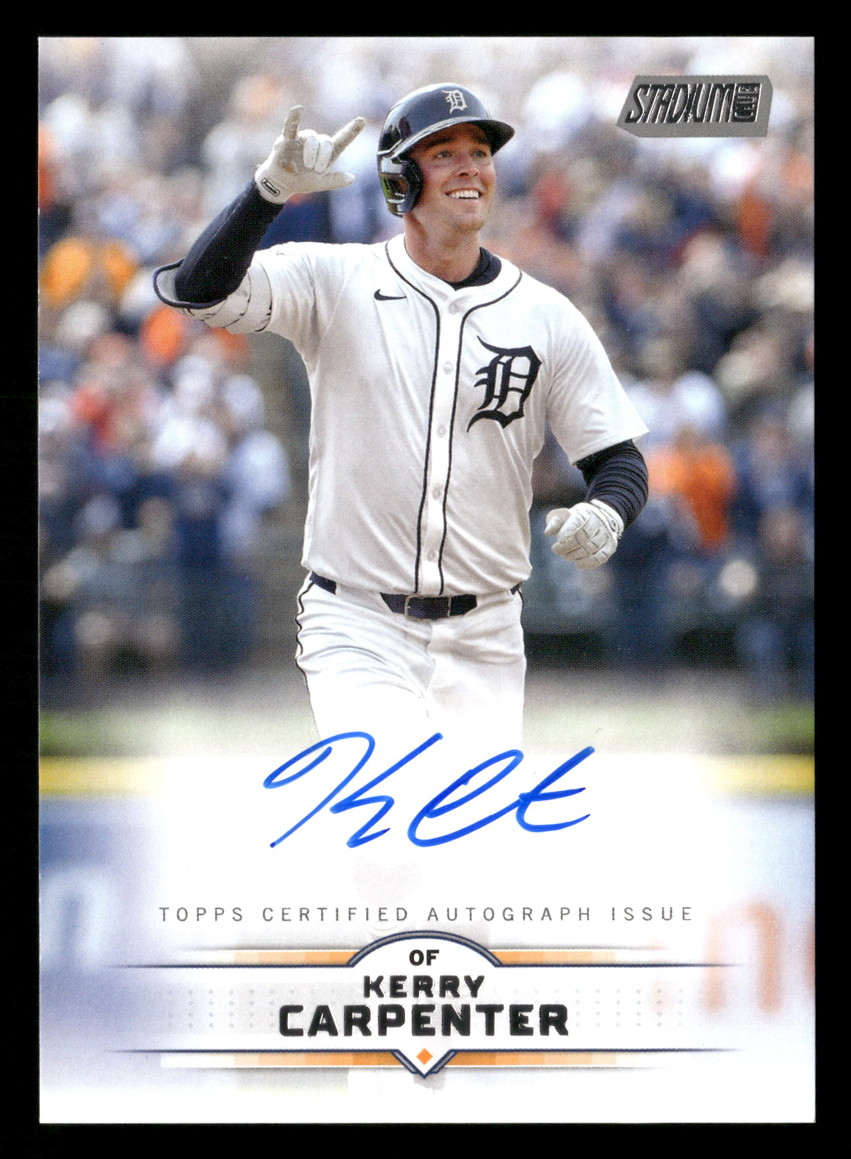 2025 Stadium Club #SCBA-KC Kerry Carpenter Base Autographs