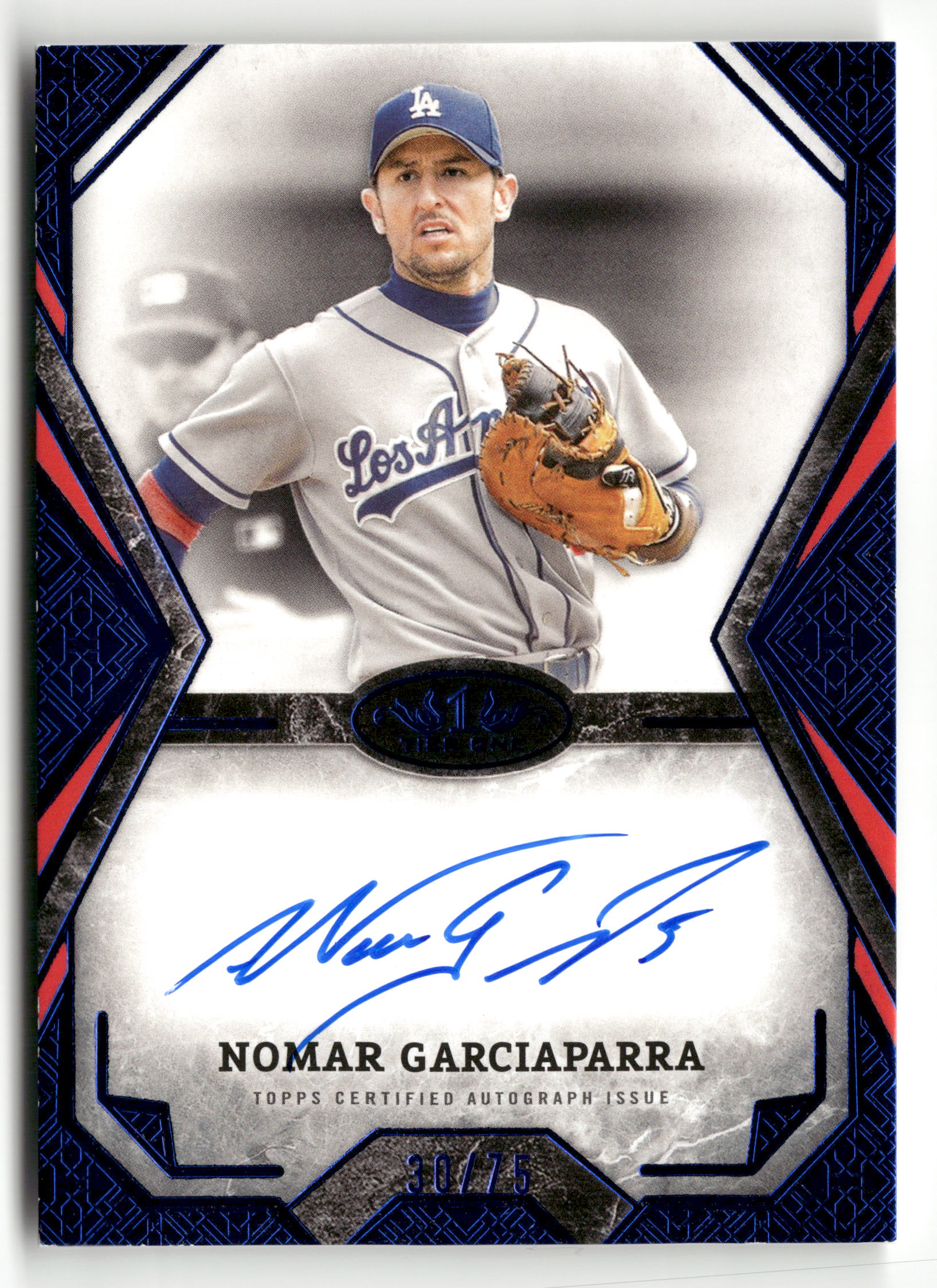 2025 Tier One #TOTA-NG Nomar Garciaparra Tier One Talent Auto Blue Foil #/75