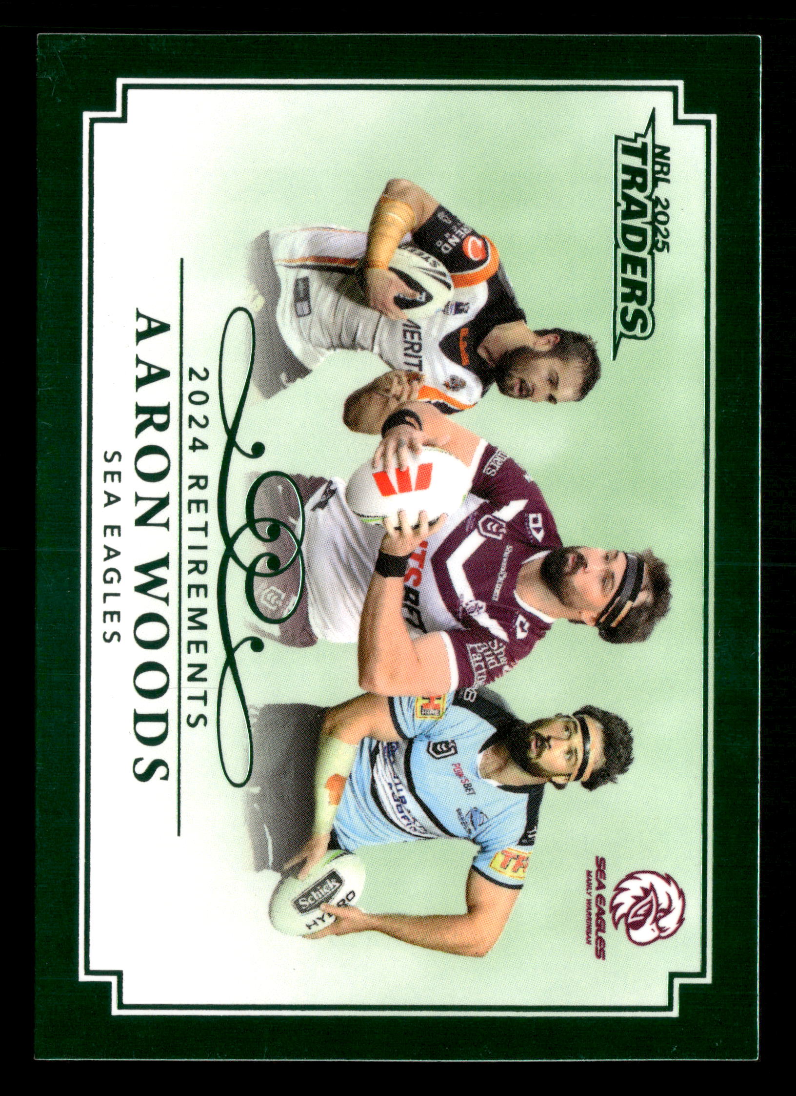 2025 TLA NRL Traders 18/18 Aaron Woods Case Card 49/64
