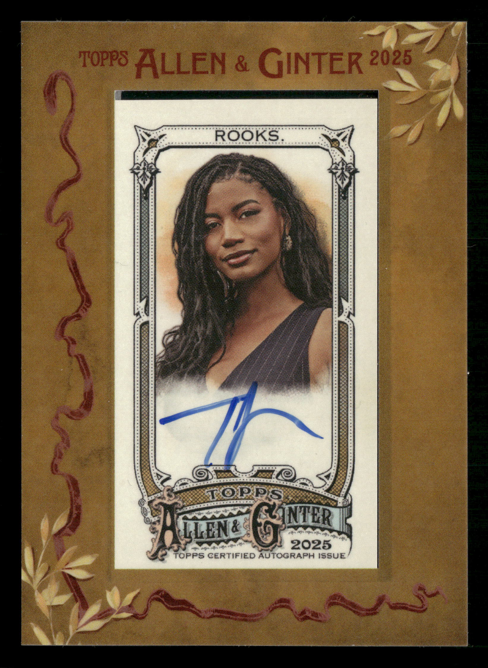 2025 Topps Allen & Ginter #MA-TR Taylor Rooks Framed Mini Auto