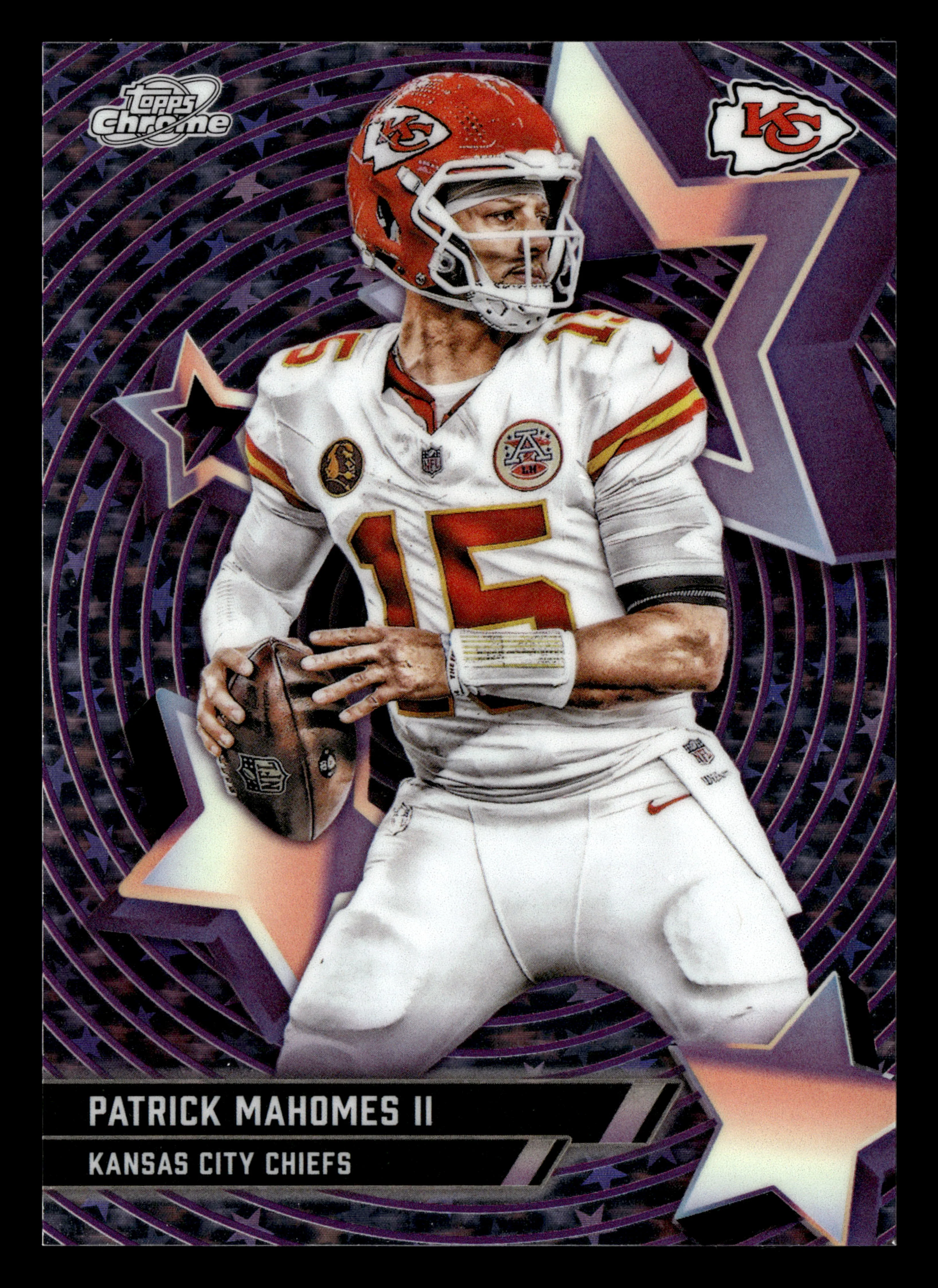 2025 Topps Chrome Cosmic #SF-27 Patrick Mahomes II Starfractor