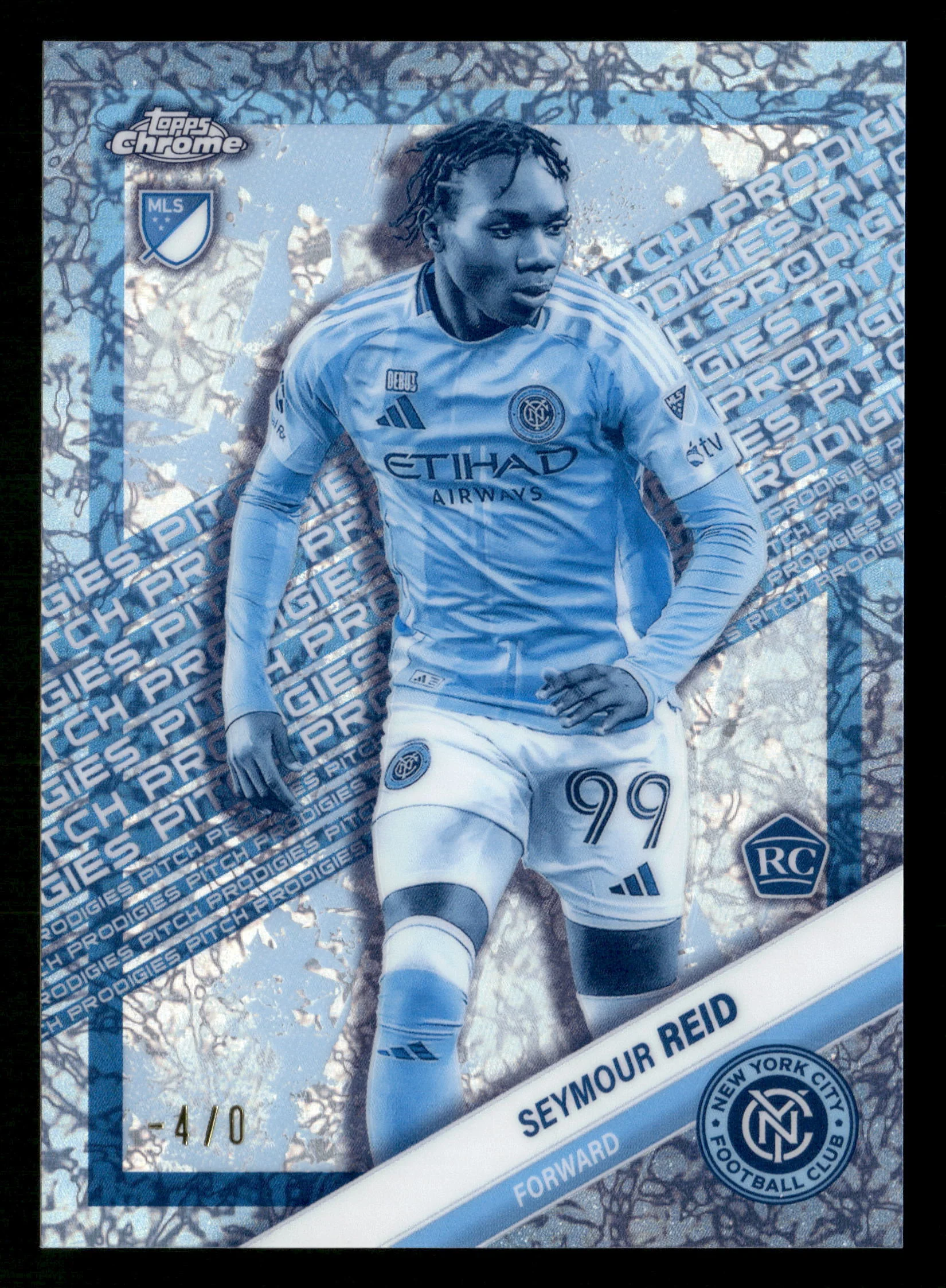 2025 Topps Chrome MLS #196 Seymour Reid FrozenFractor