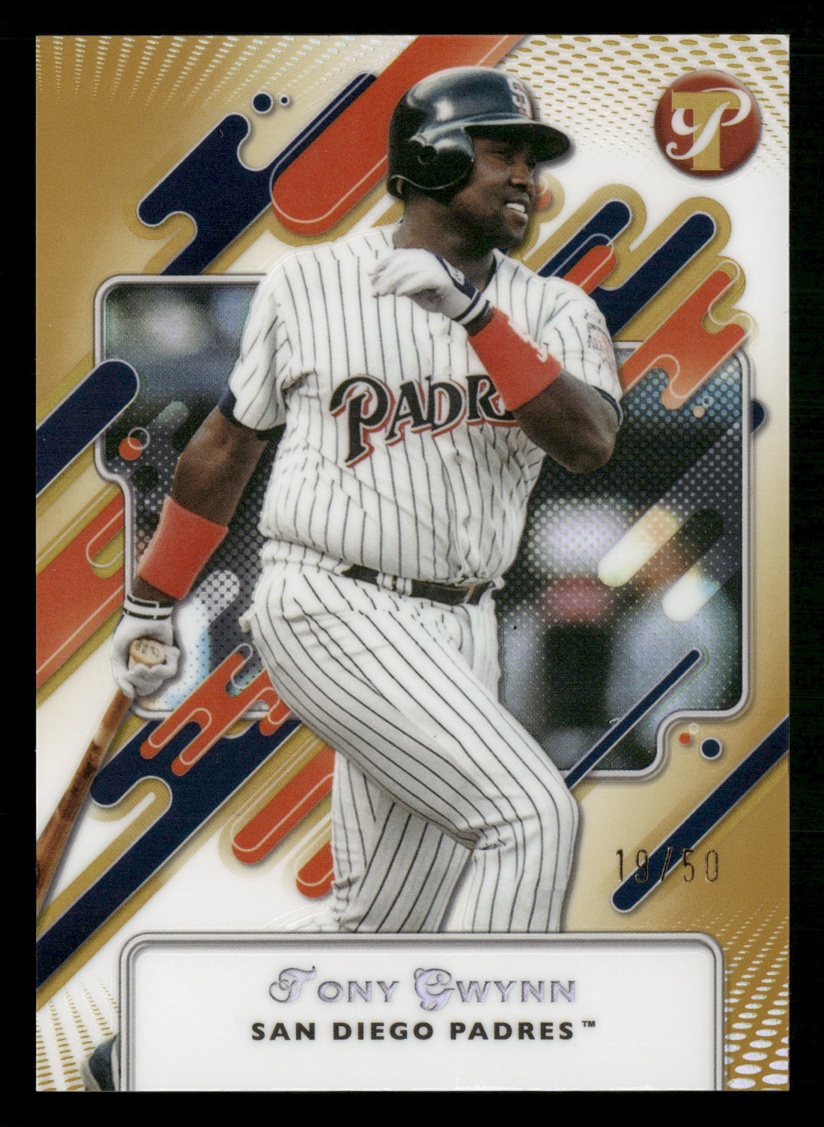 2025 Topps Pristine #212 Tony Gwynn Gold Refractors #/50