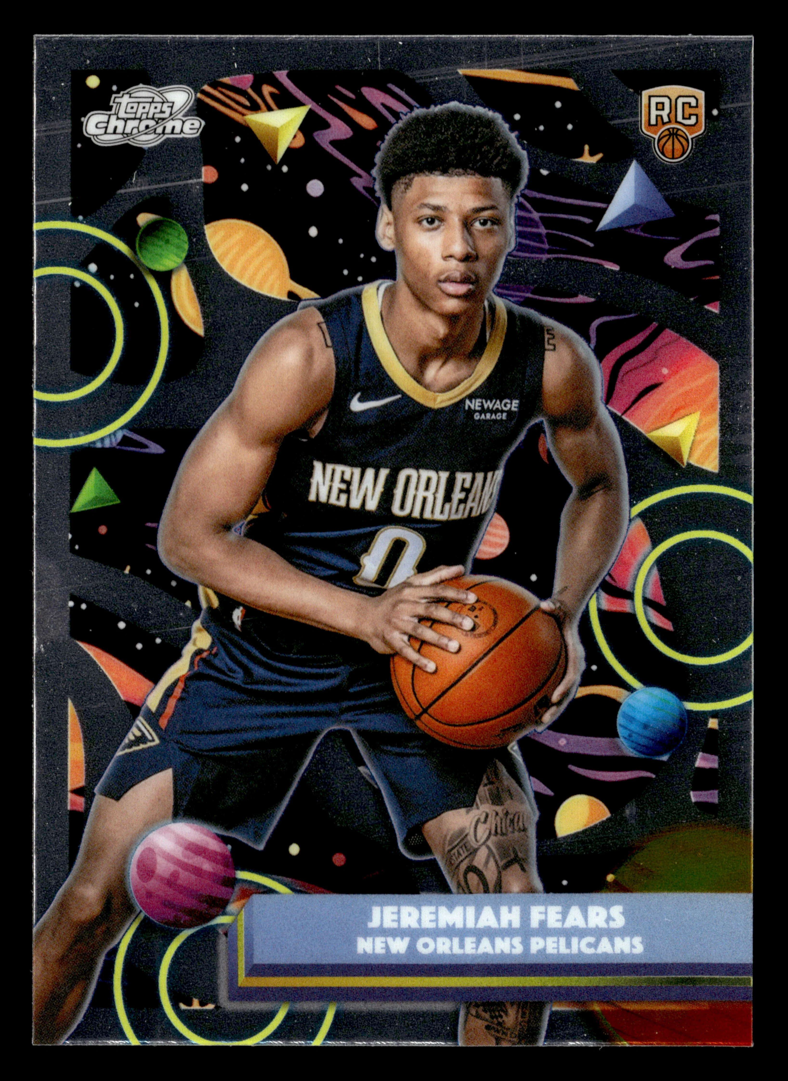 2025/26 Topps Chrome Cosmic #49 Jeremiah Fears Rookie