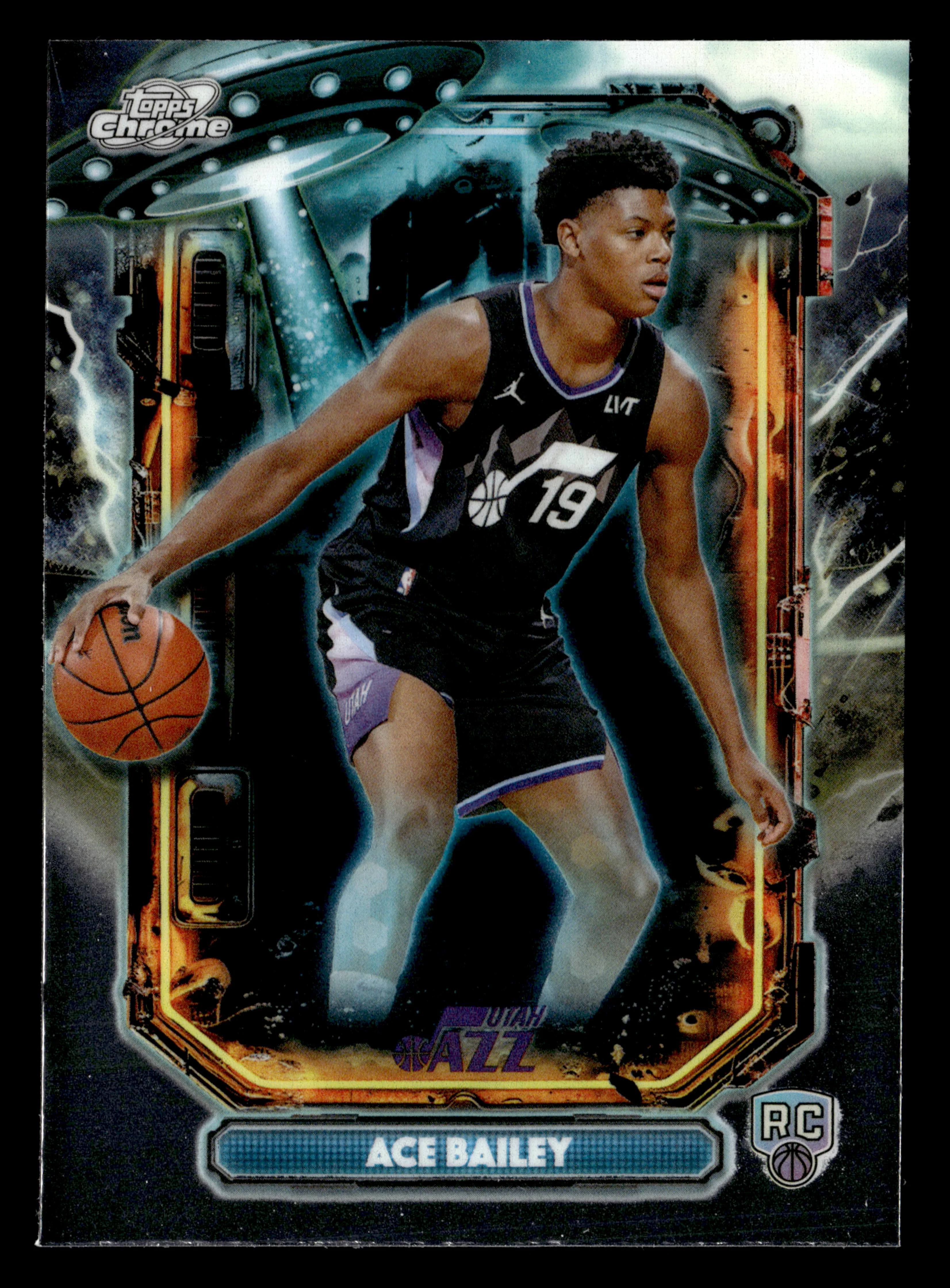 2025/26 Topps Chrome Cosmic ET-13 Ace Bailey Extraterrestrial