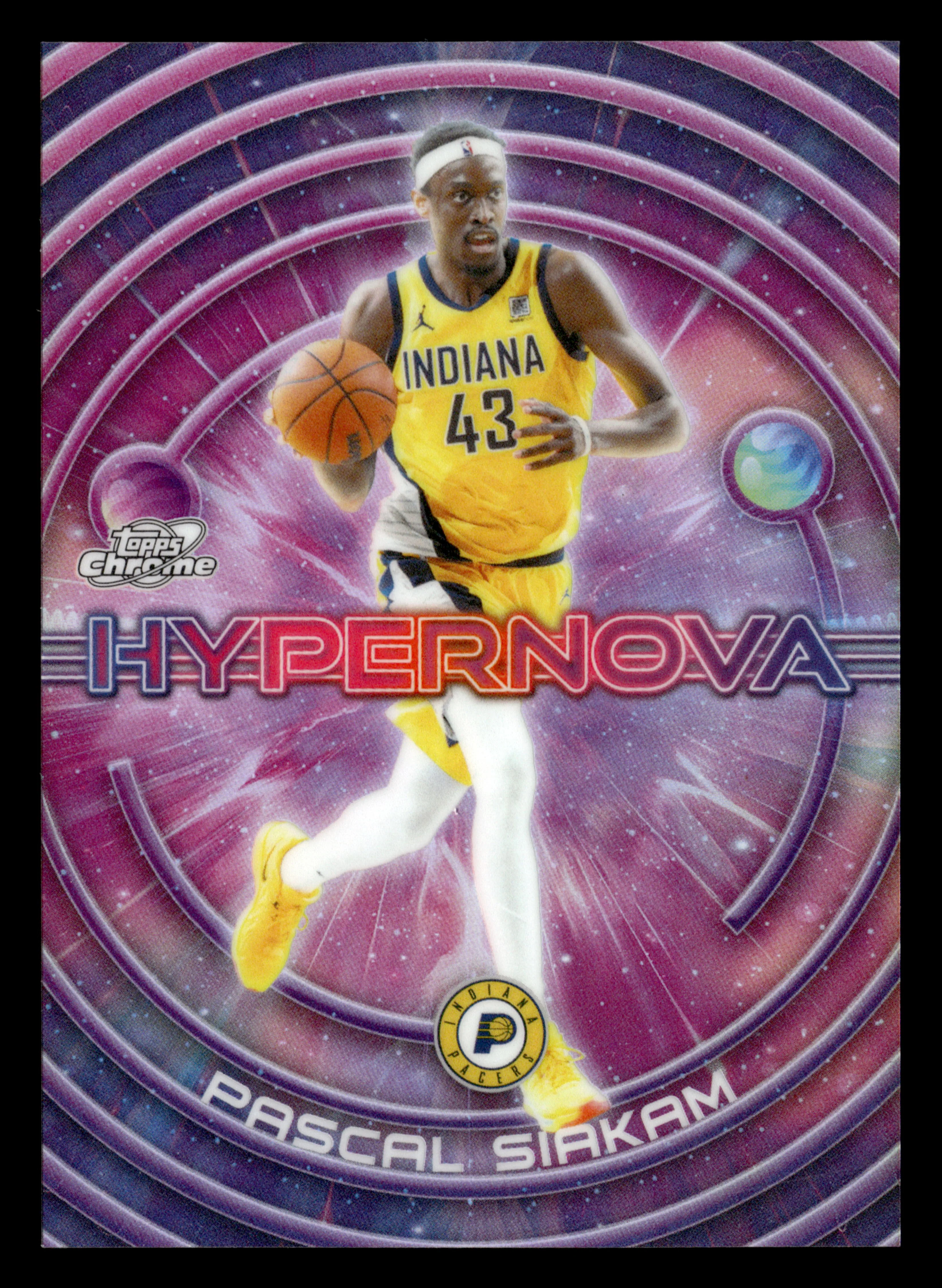 2025/26 Topps Chrome Cosmic HN-6 Pascal Siakam Hypernova SSP