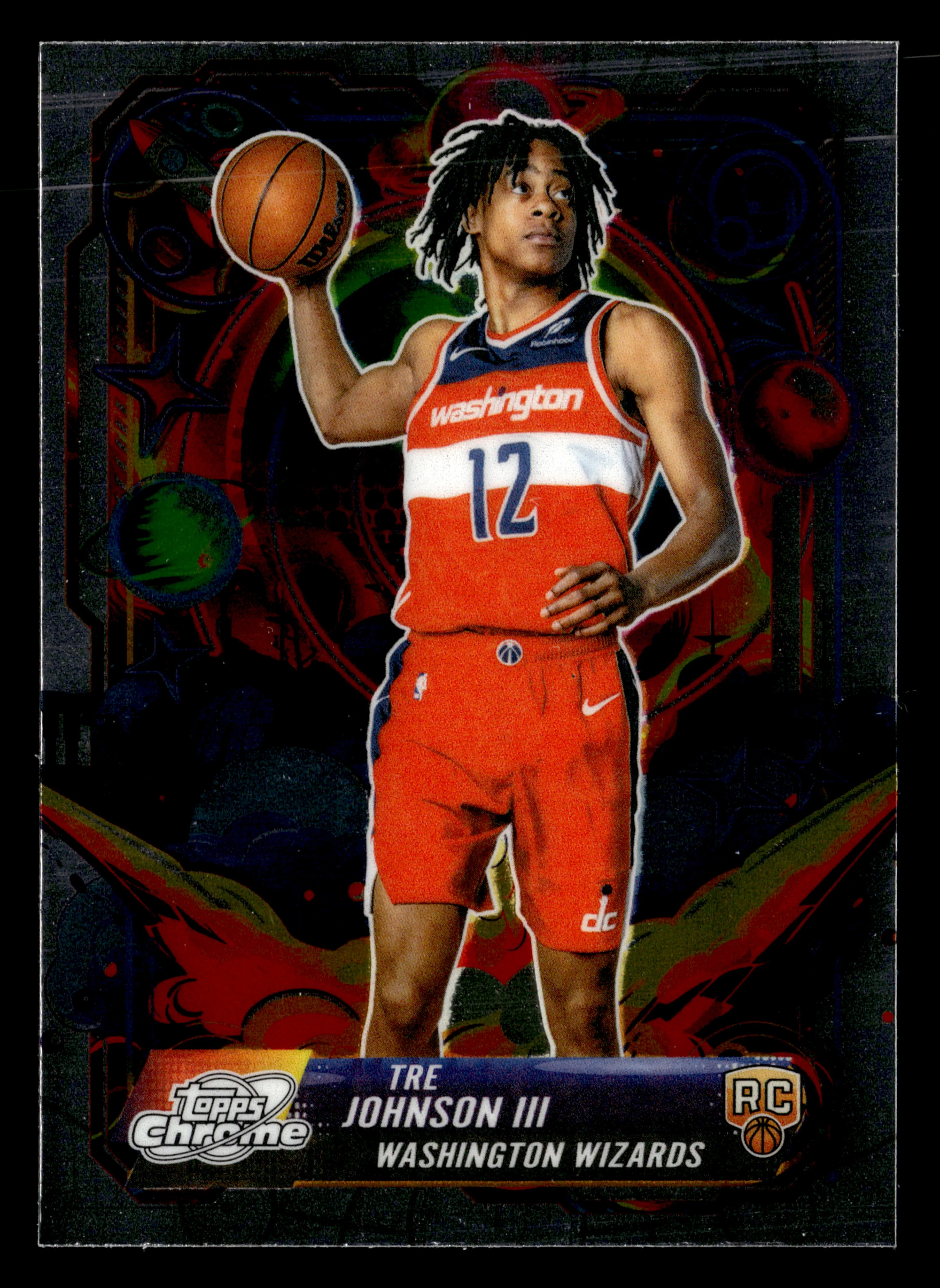 2025/26 Topps Chrome Cosmic #PRP-21 Trey Johnson III Rookie