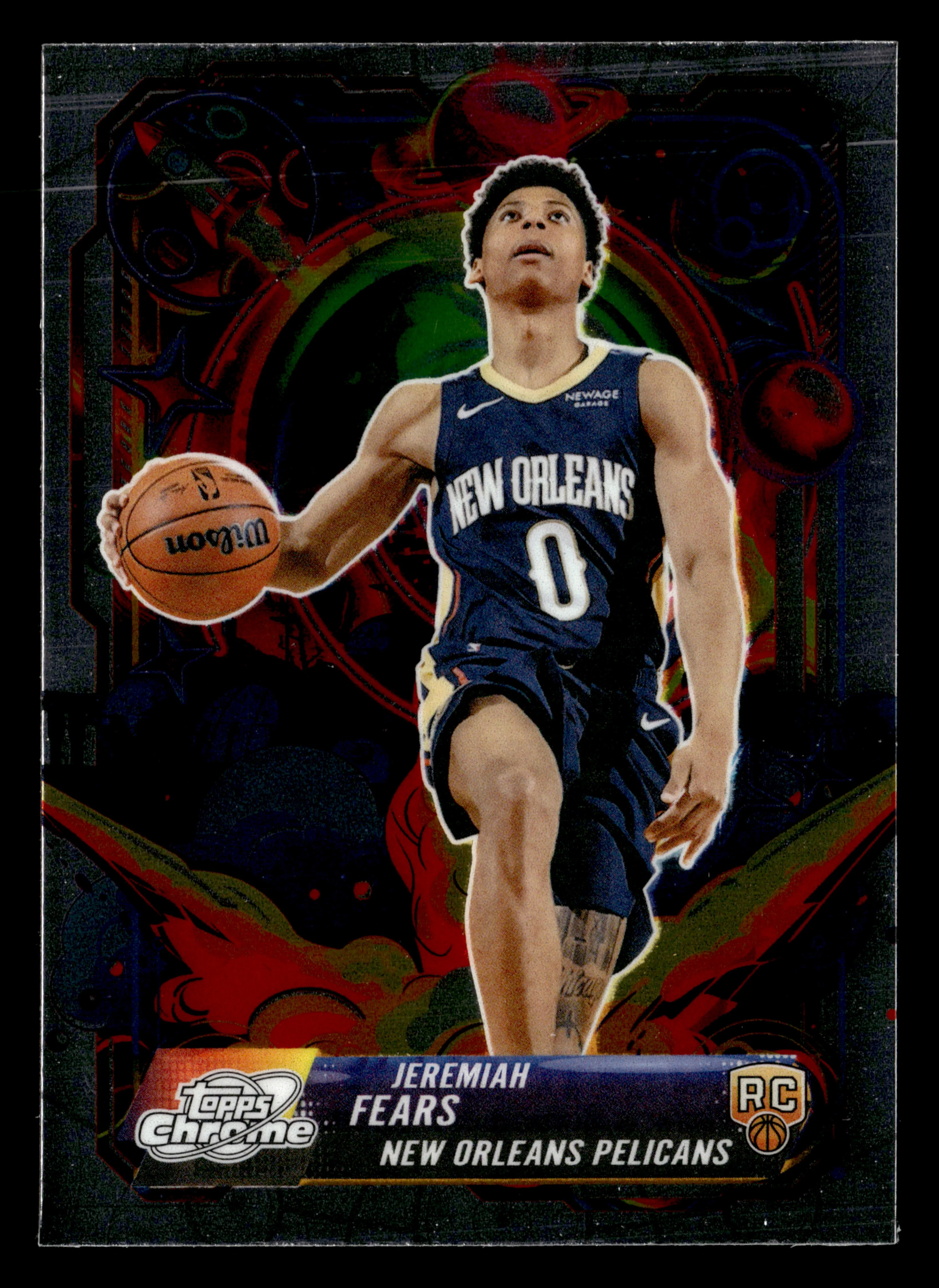 2025/26 Topps Chrome Cosmic #PRP-22 Jeremiah Fears Propulsion Rookie
