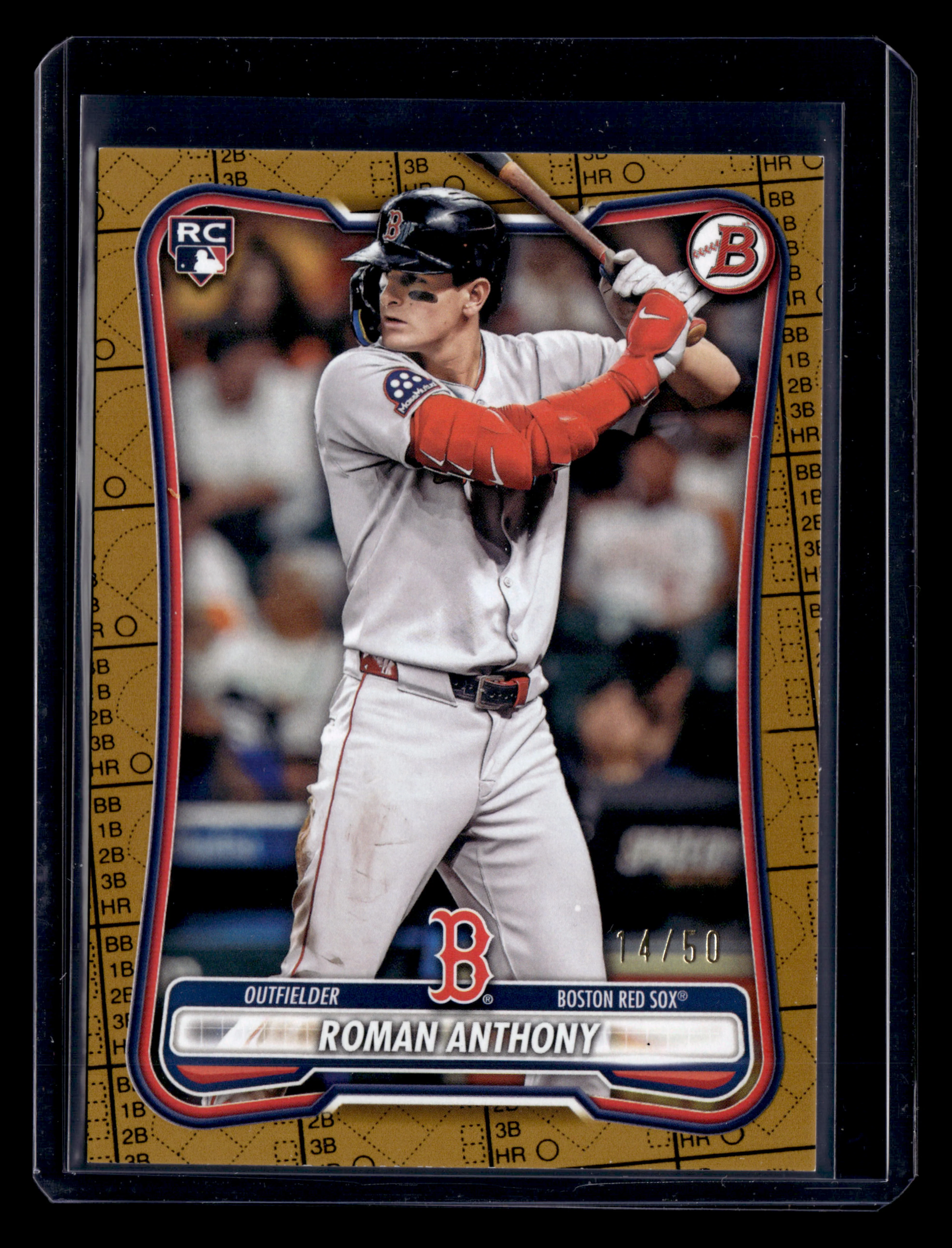 2026 Bowman #18 Roman Anthony Gold Pattern #/50