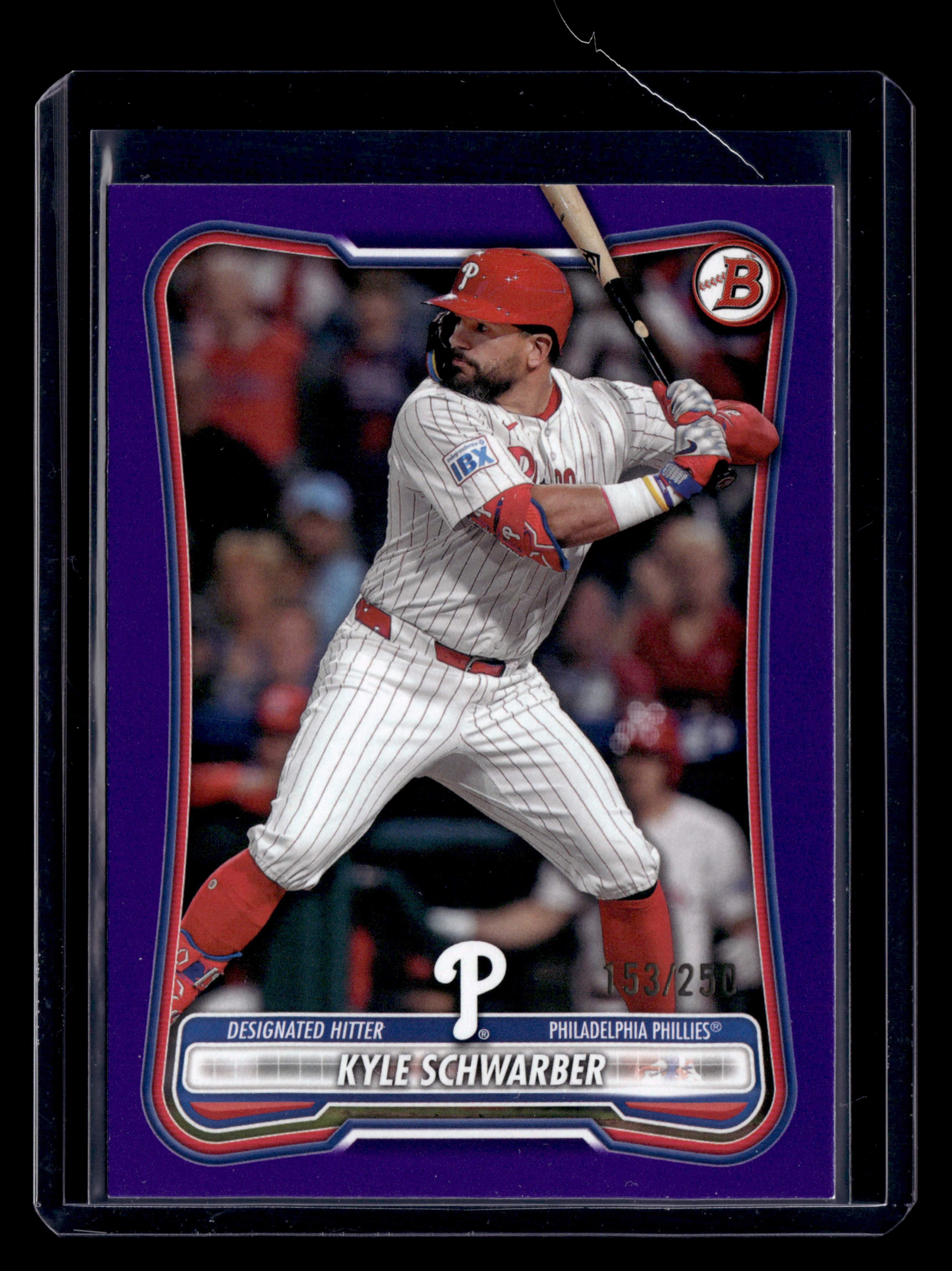 2026 Bowman #20 Kyle Schwarber Purple #/250