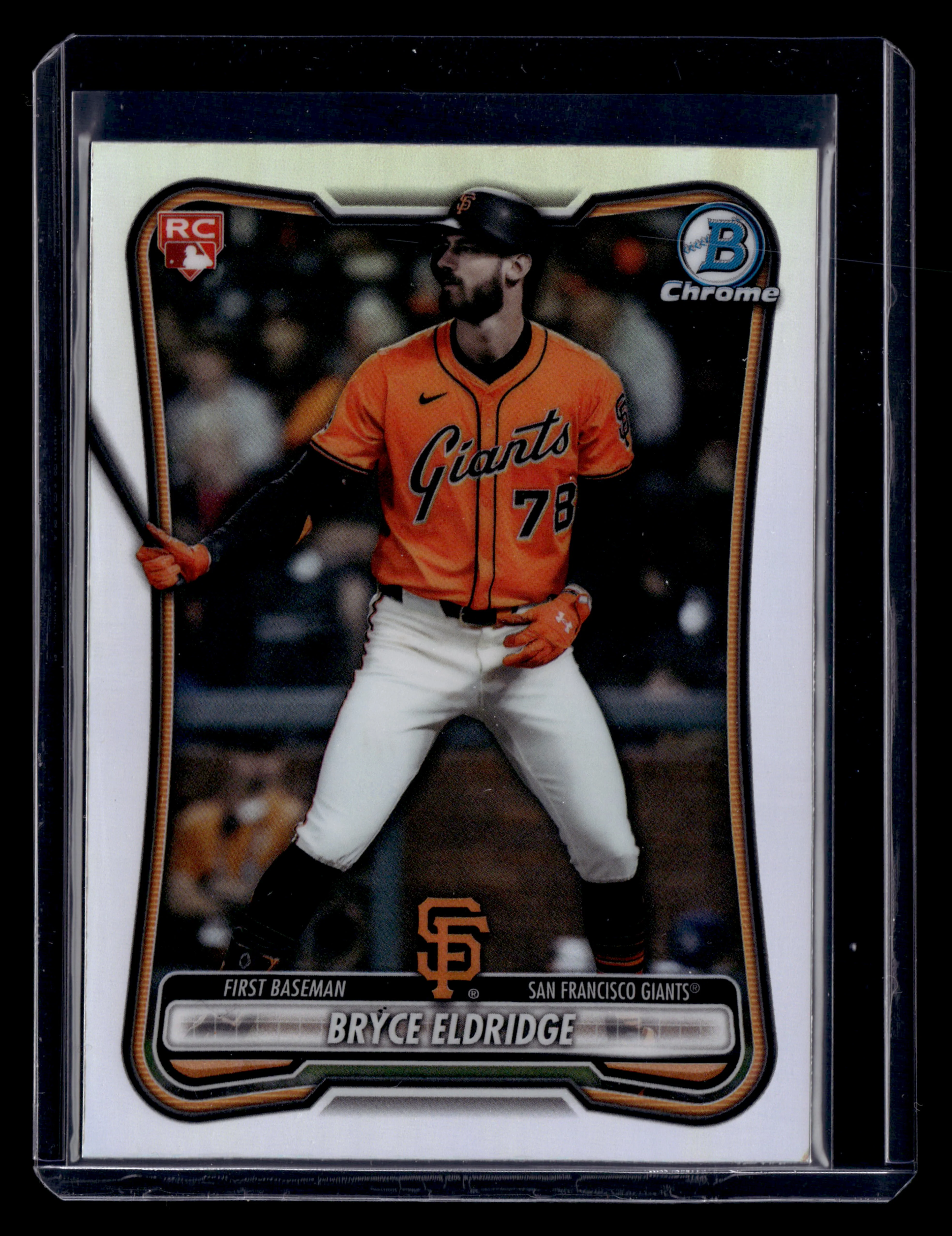 2026 Bowman #58 Bryce Eldridge Rookie Red RC Logo