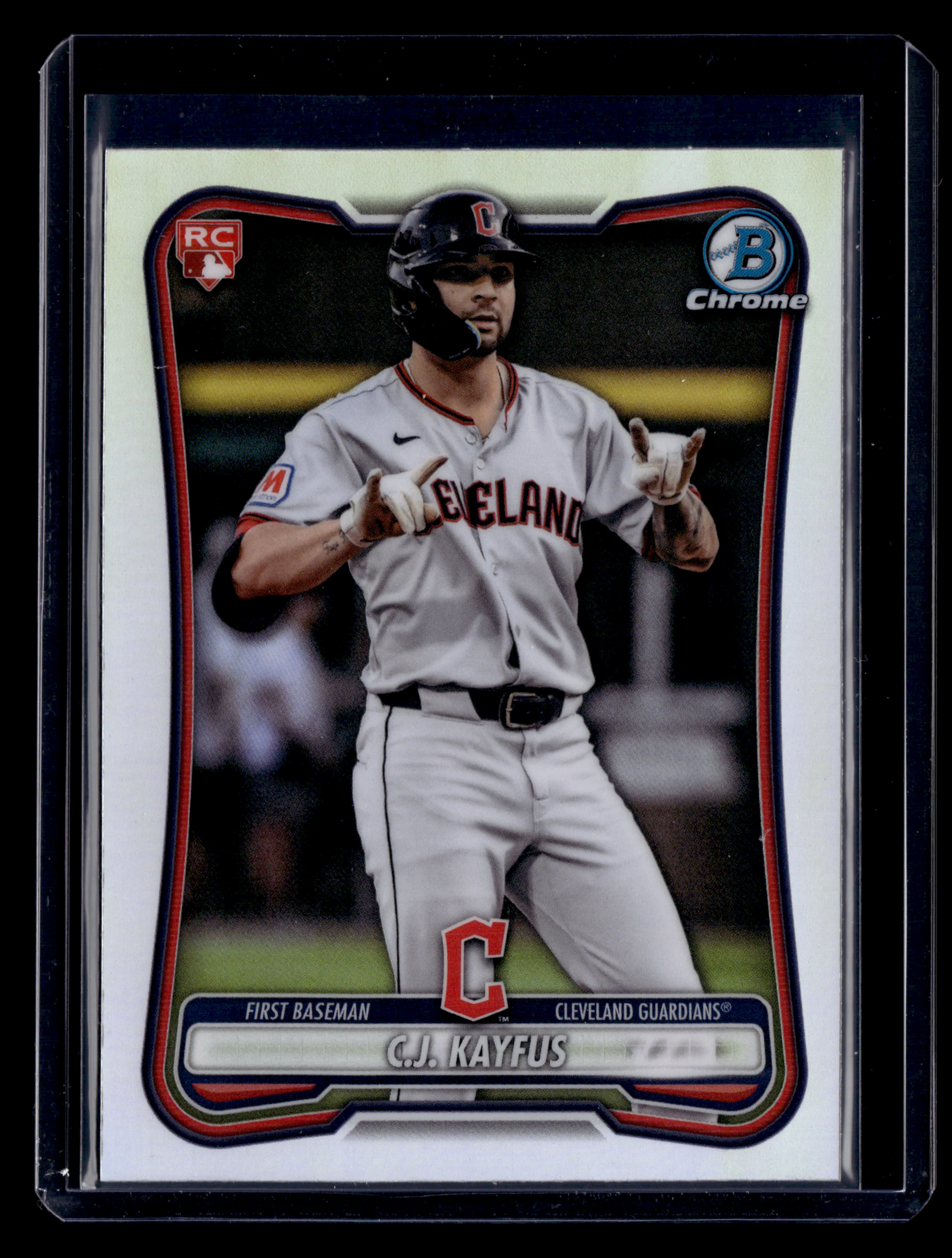 2026 Bowman #98 C.J. Kayfus Rookie Red RC Logo